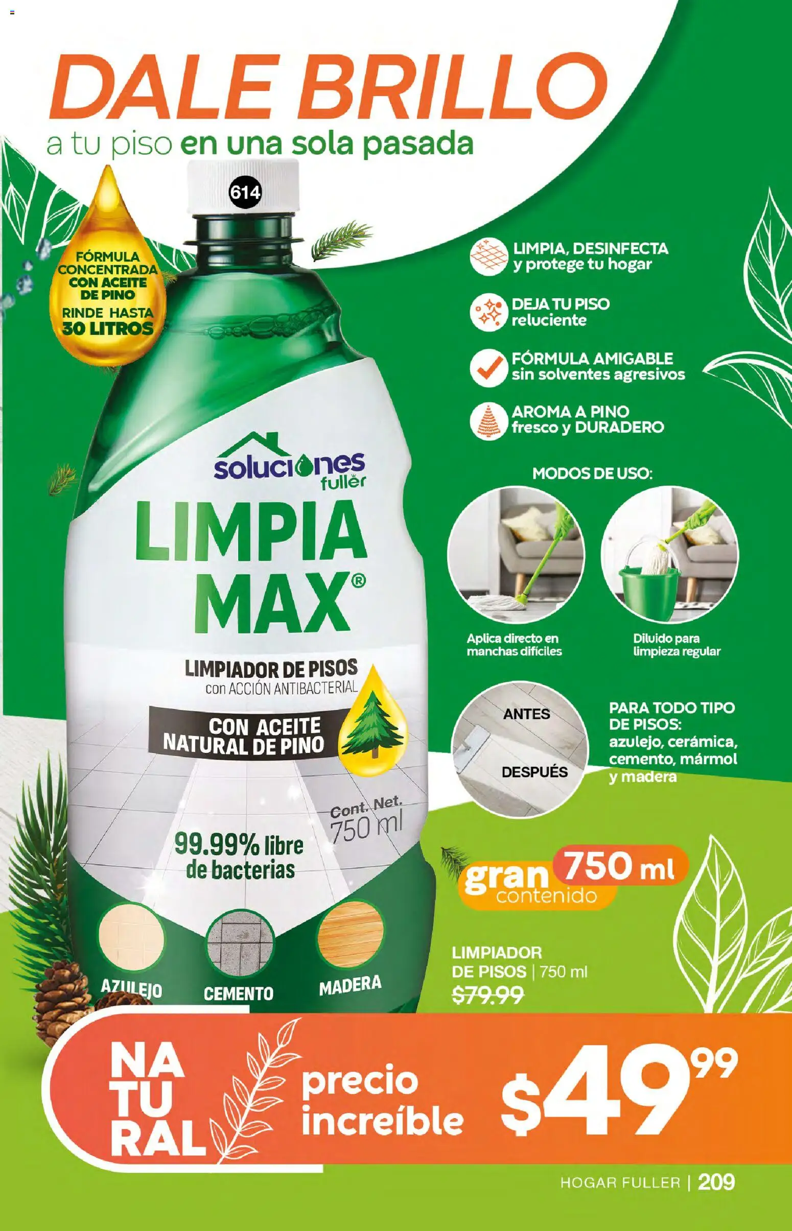 Vista previa las ofertas de la tienda Fuller - Campaña 23 2026 desde el 18/02/2026 - Aceite, Brillo, Limpiador, Limpiador de pisos