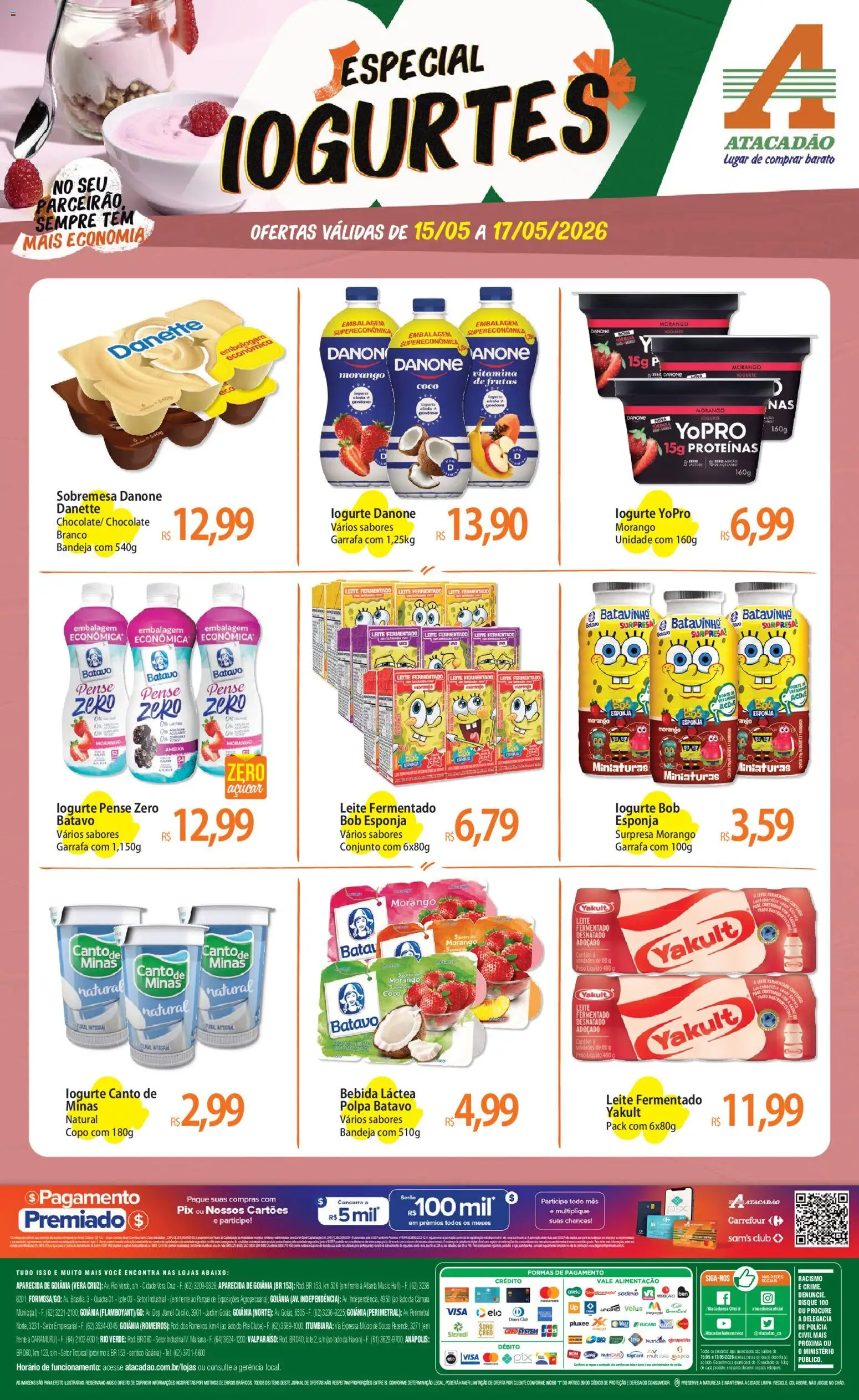 Pré-Visualização do folheto "Atacadão ofertas - GO" da loja Atacadão válido a partir de 15/05/2026