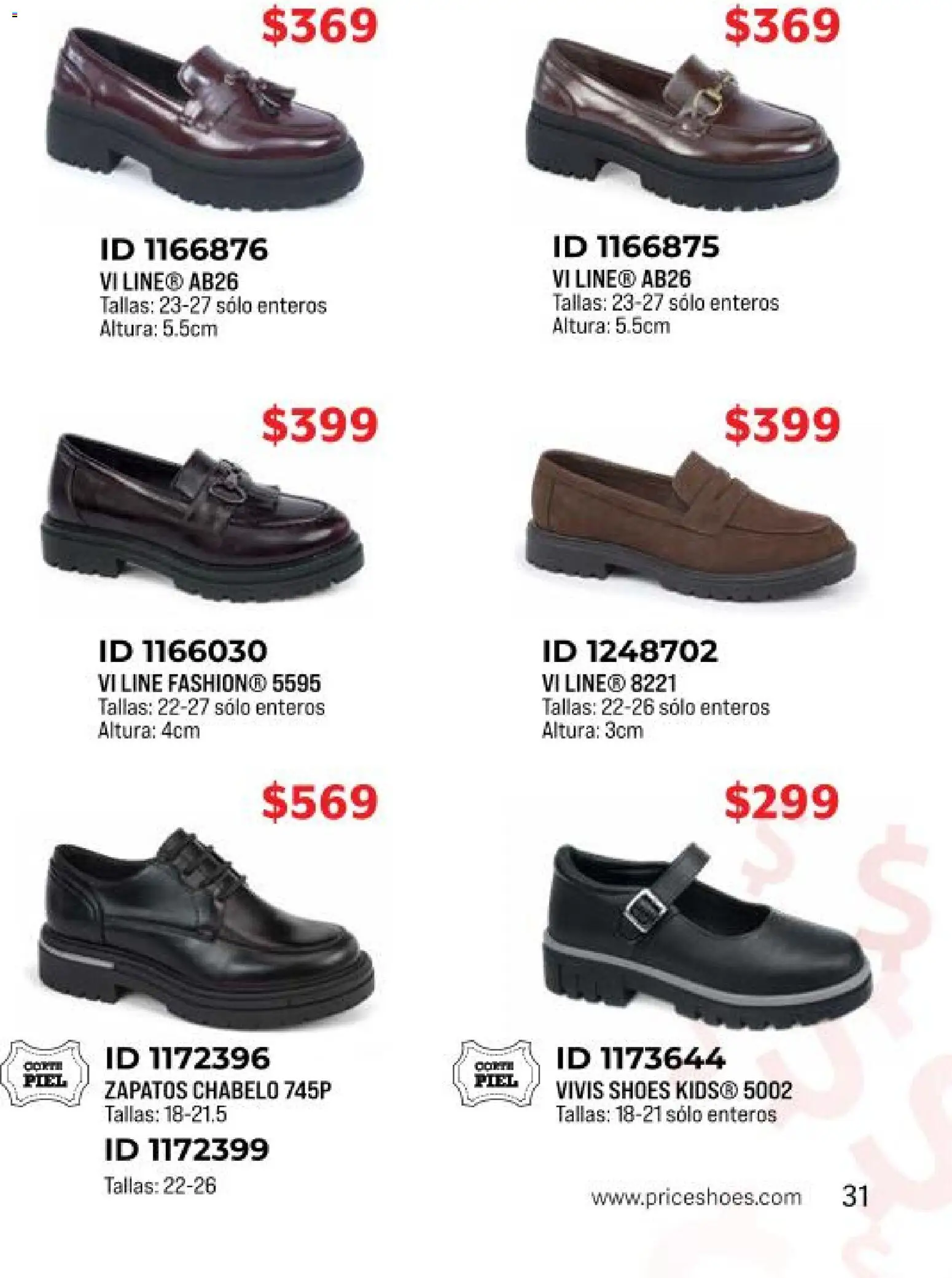 Vista previa las ofertas de la tienda Price Shoes - Catálogo Mini otoño / invierno desde el 27/11/2025 - Zapatos
