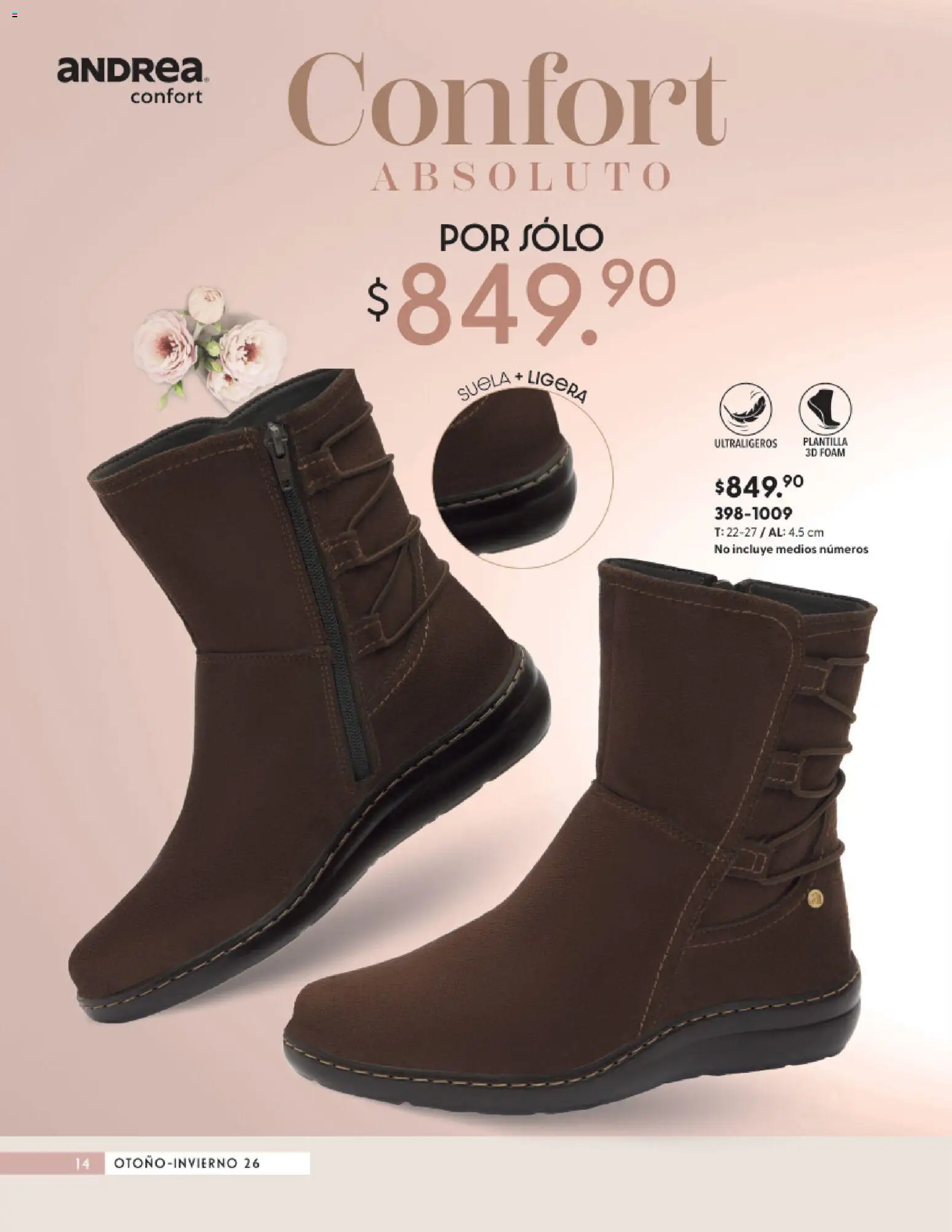 Vista previa las ofertas de la tienda Andrea - Andrea catálogo Calzado Confort desde el 23/08/2026 