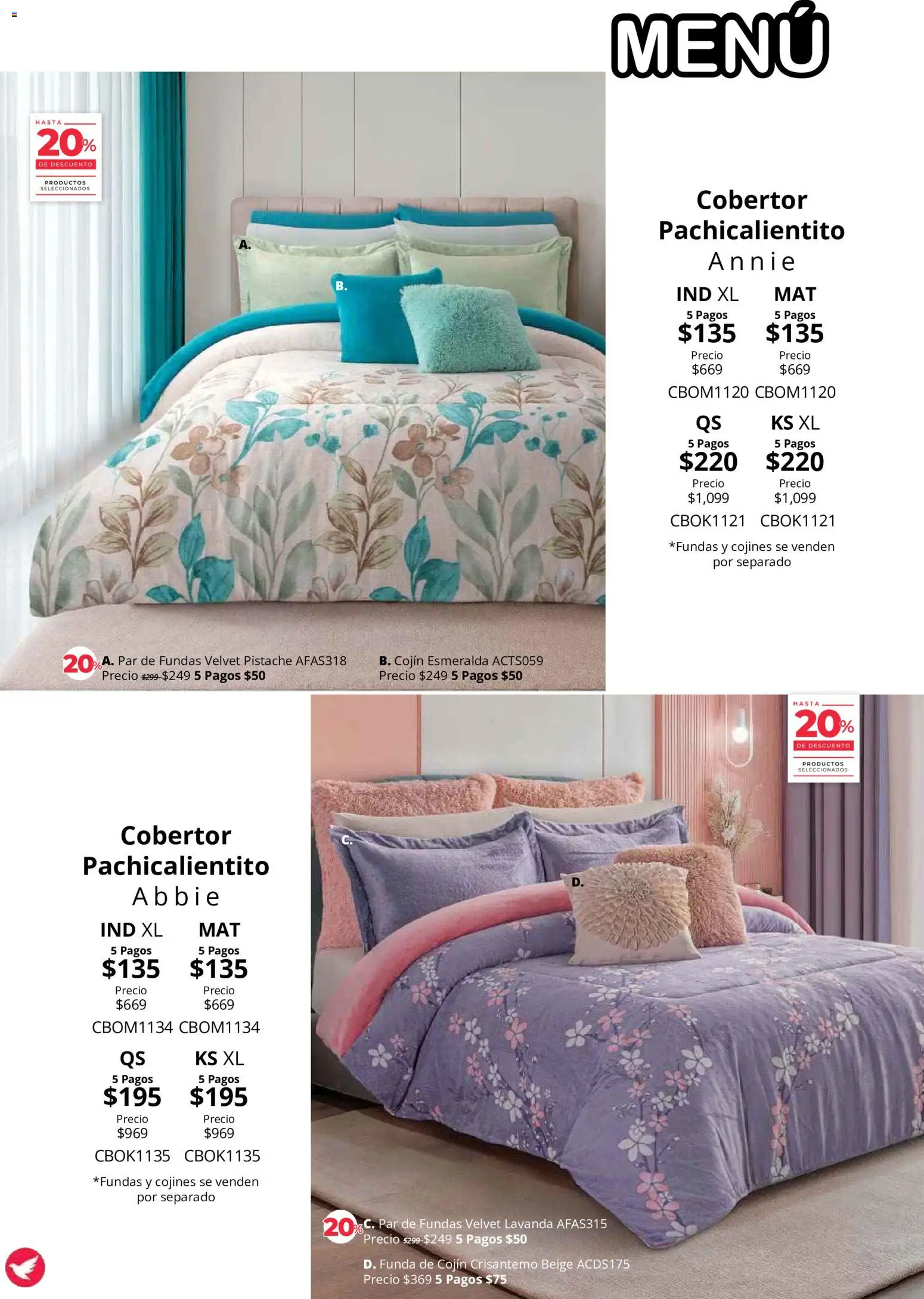 Vista previa las ofertas de la tienda Colchas Concord - Colchas Concord catálogo Colección Cobertor desde el 01/08/2026 