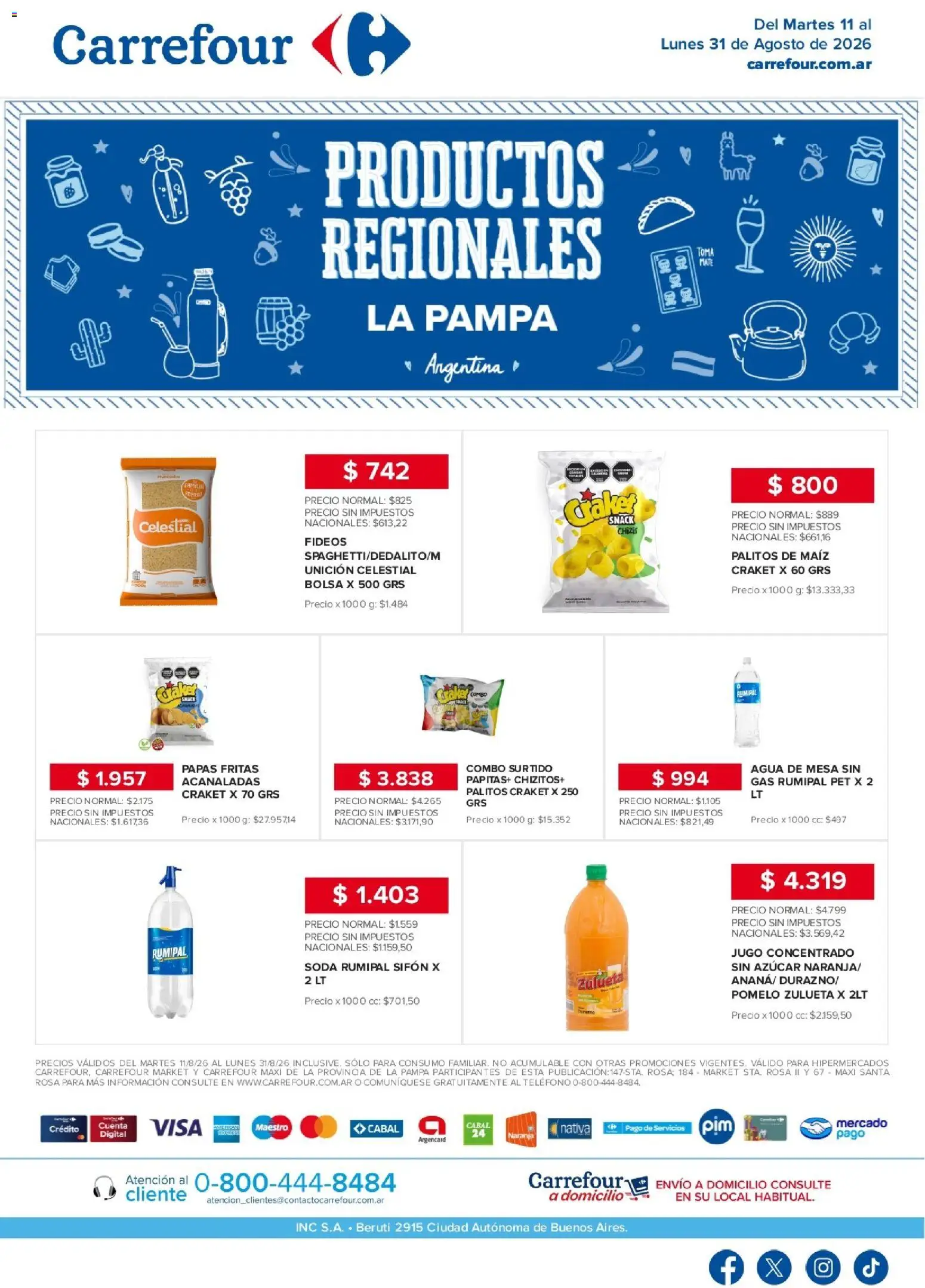 Vista previa del folleto de la tienda Carrefour válido desde el 11/08/2026 