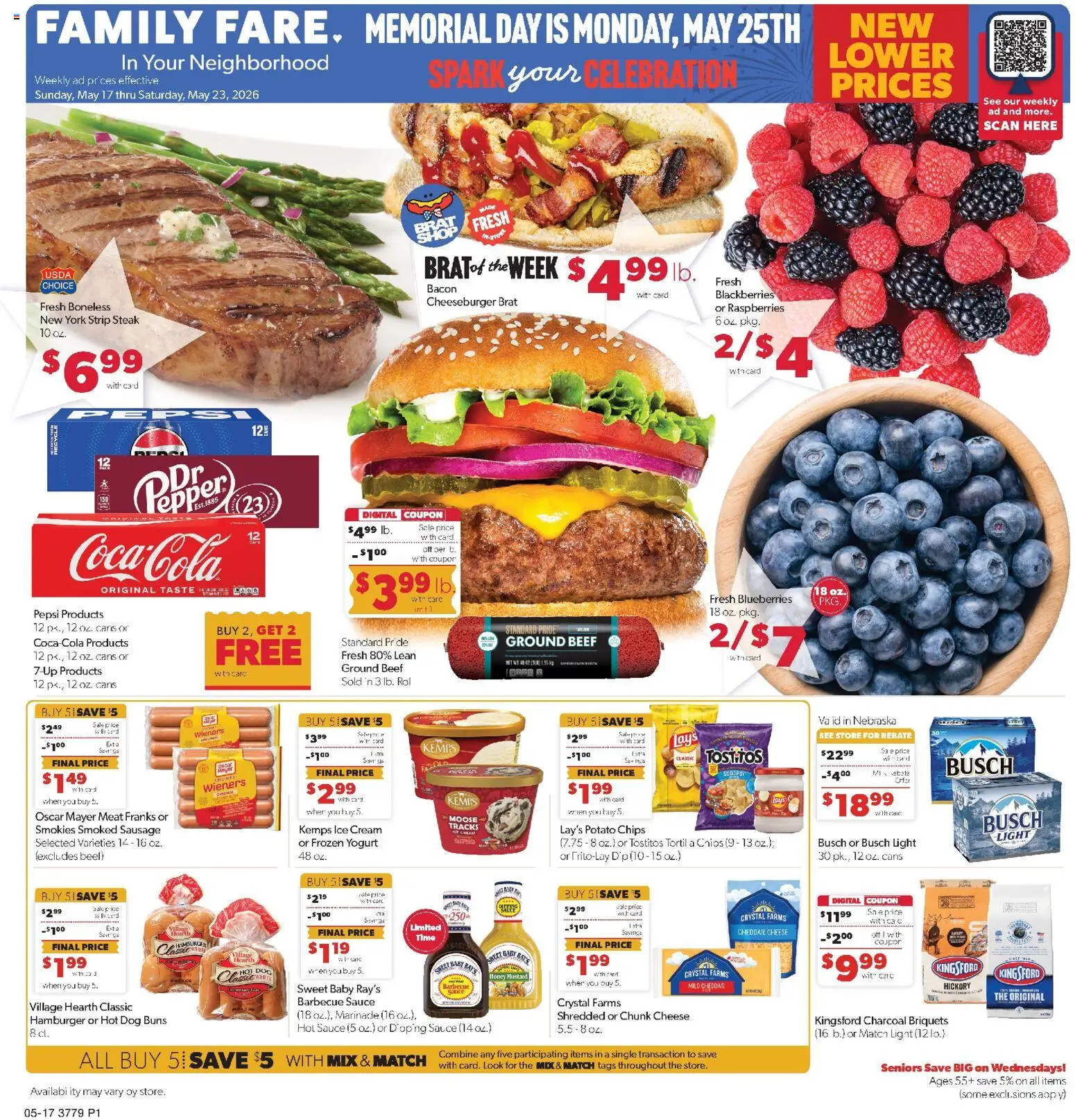 Ad Preview of Family Fare Family Fare Weekly Ad - NE from 05/17/2026