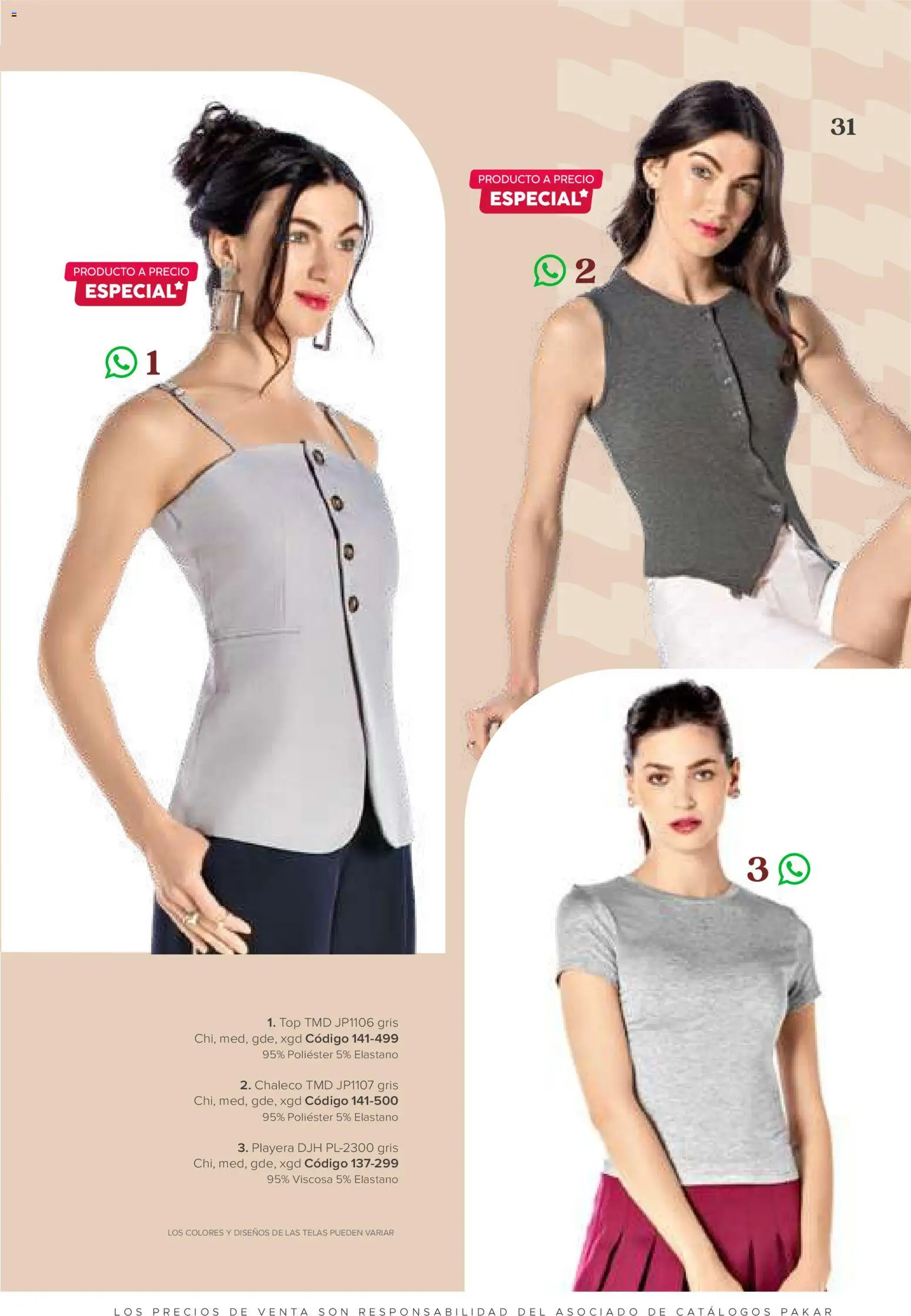 Vista previa las ofertas de la tienda SC Pakar - SC Pakar catálogo Ropa desde el 31/07/2026 
