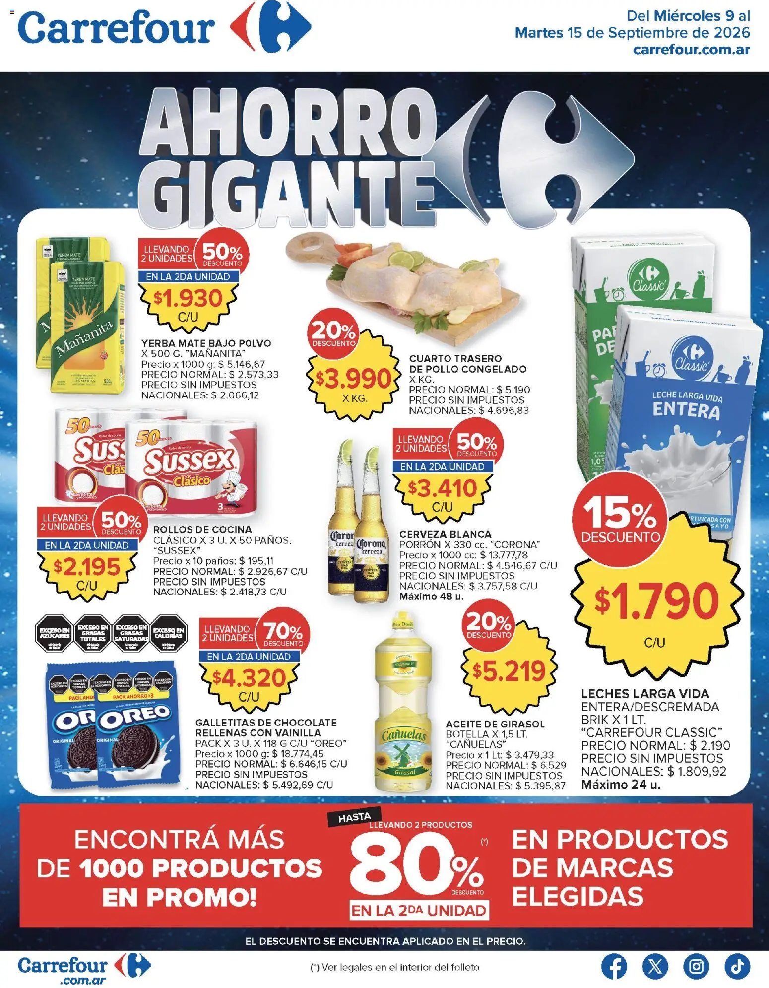 Vista previa del folleto de la tienda Carrefour válido desde el 09/09/2026 