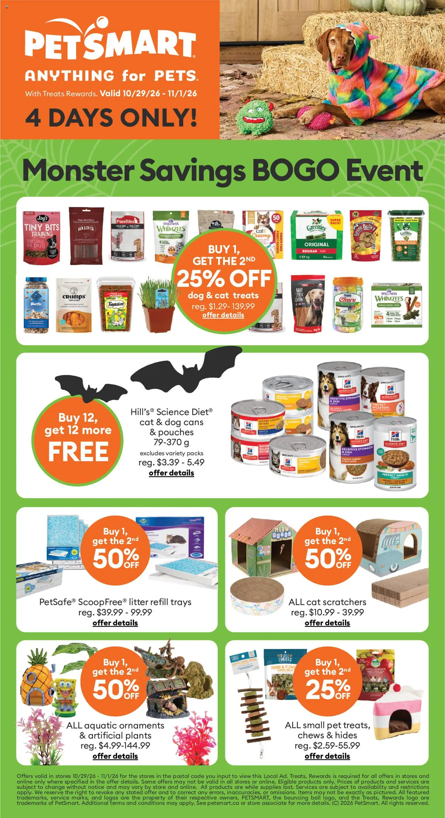 Preview of leaflet Petsmart - Weekend Flyer from shop Petsmart is valid from Oct 29, 2026