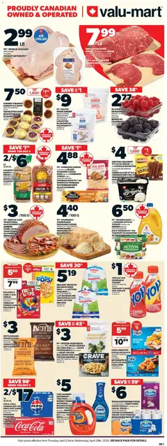 Un aperçu du dépliant Valu Mart weekly flyer du magasin Valu Mart est valide à partir 23 avr. 2026