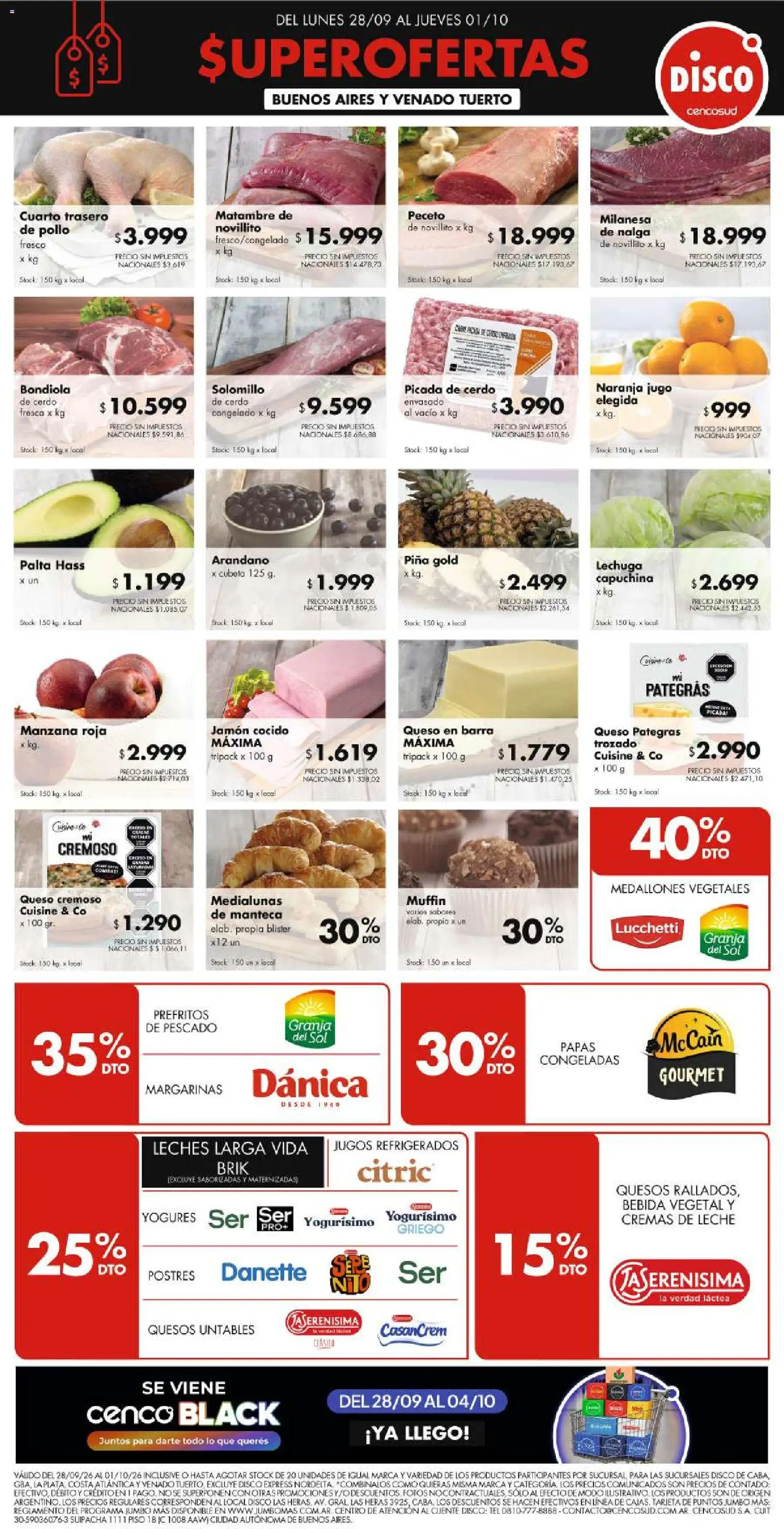 Vista previa del folleto de la tienda Disco válido desde el 28/09/2026 