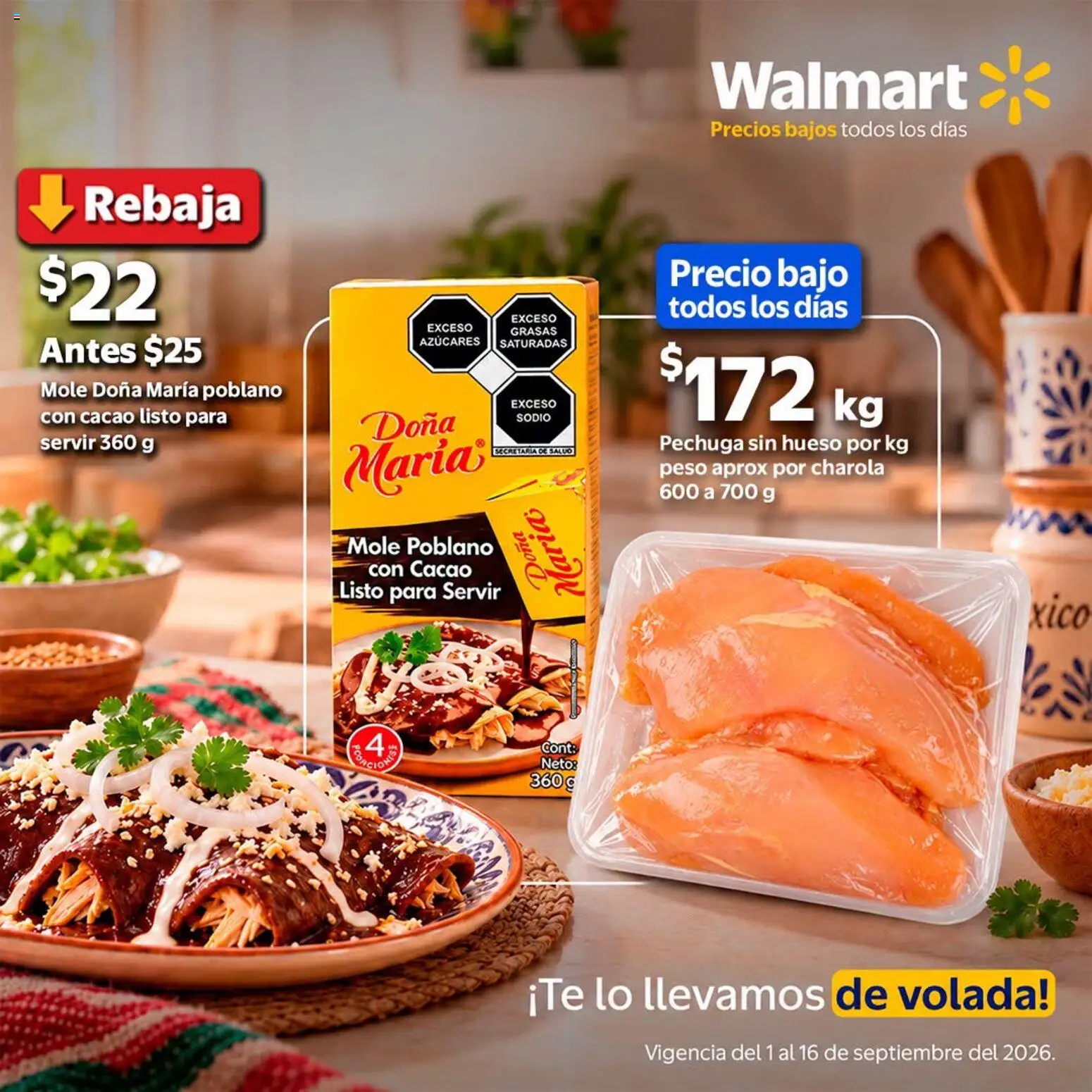 Vista previa las ofertas de la tienda Walmart - Walmart Empieza a preparar el Grito desde hoi desde el 01/09/2026 