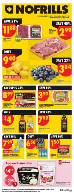 Preview of leaflet No Frills weekly flyer - AB from shop No Frills is valid from May 21, 2026