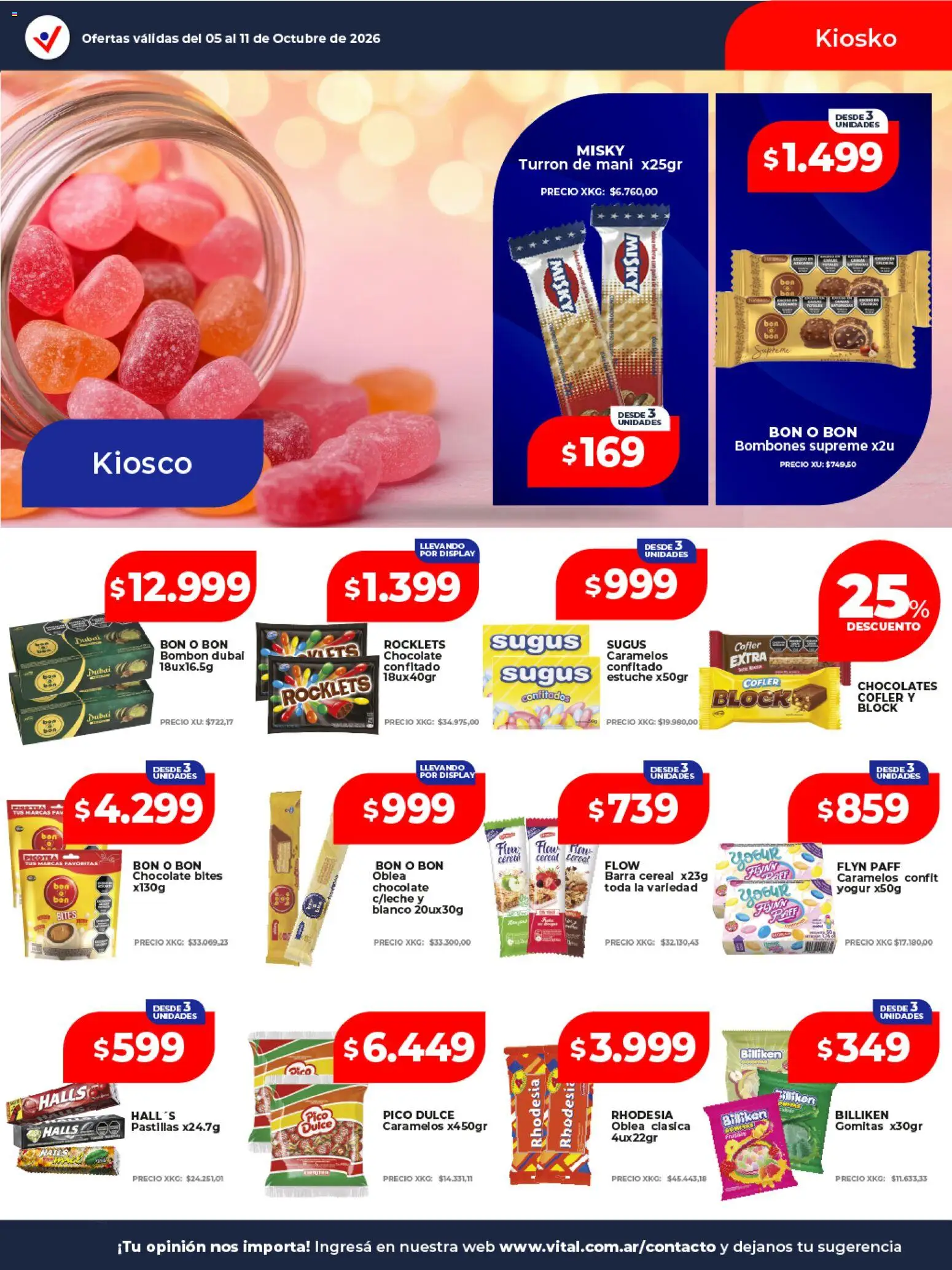 Vista previa del folleto de la tienda Vital válido desde el 05/10/2026 
