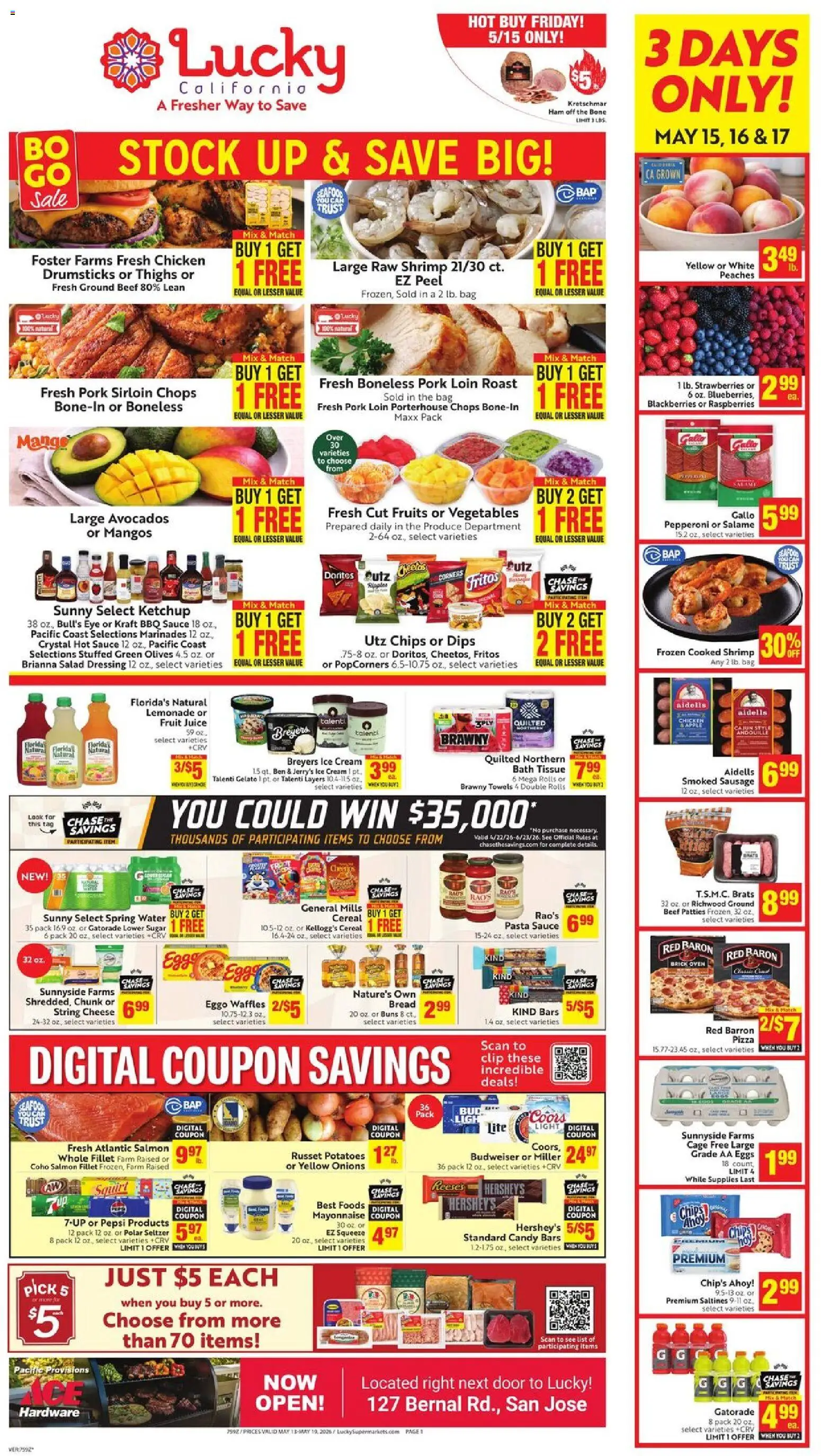 Ad Preview of Lucky Supermarkets Lucky Supermarkets Weekly Ad from 05/13/2026