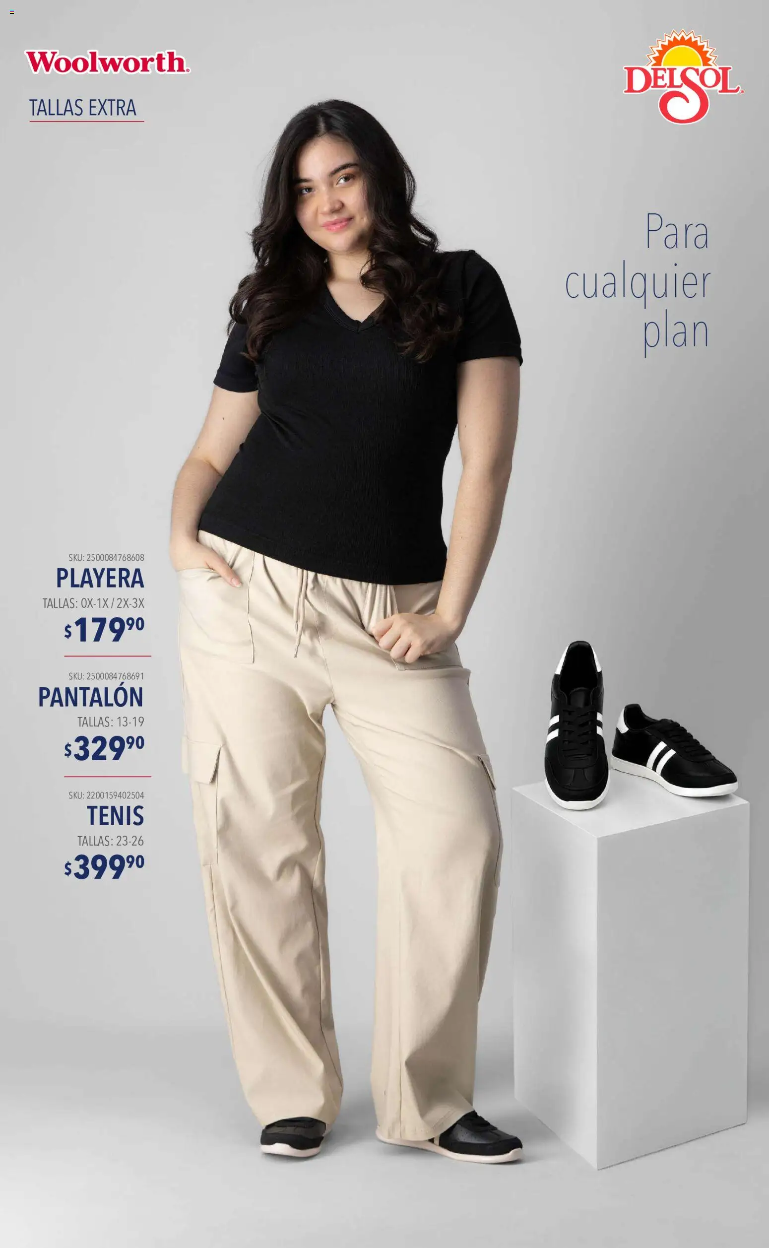 Vista previa las ofertas de la tienda Del Sol y Woolworth - Del Sol y Woolworth catálogo Moda Esenciales desde el 10/09/2026 