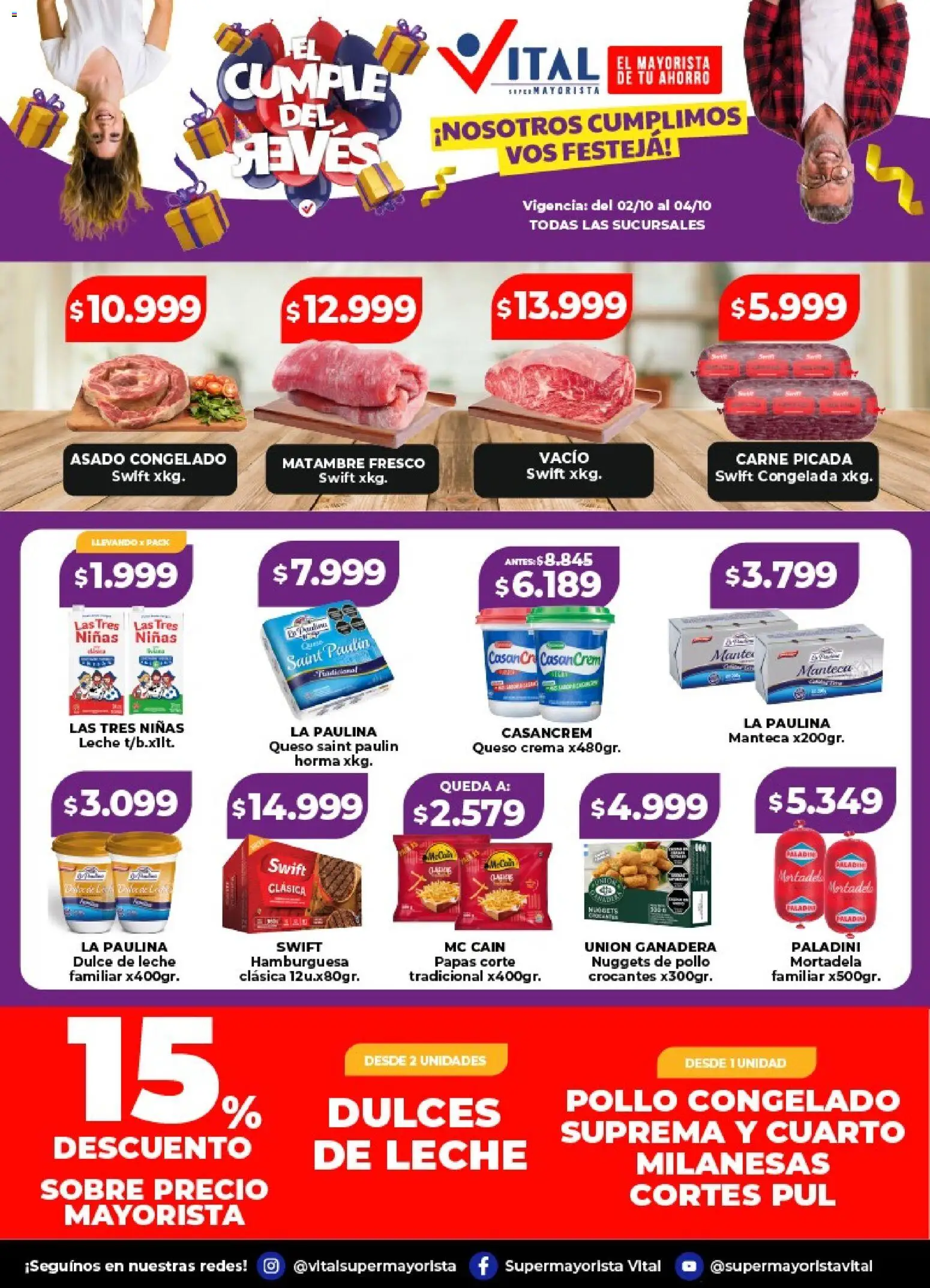 Vista previa del folleto de la tienda Vital válido desde el 02/10/2026 