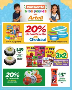 Vista previa las ofertas de la tienda Arteli - Arteli folleto Celebra el Día del Niño desde el 28/04/2026 