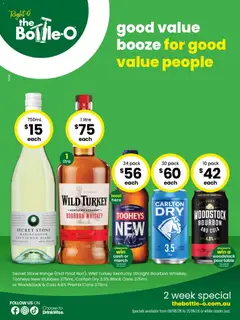 Preview of catalogue The Bottle-O catalogue CANBERRA from shop The Bottle-O valid 08/06/2026