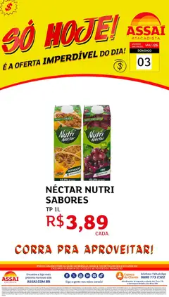 Pré-Visualização do folheto "Assaí Atacadista ofertas - DF" da loja Assaí Atacadista válido a partir de 03/05/2026