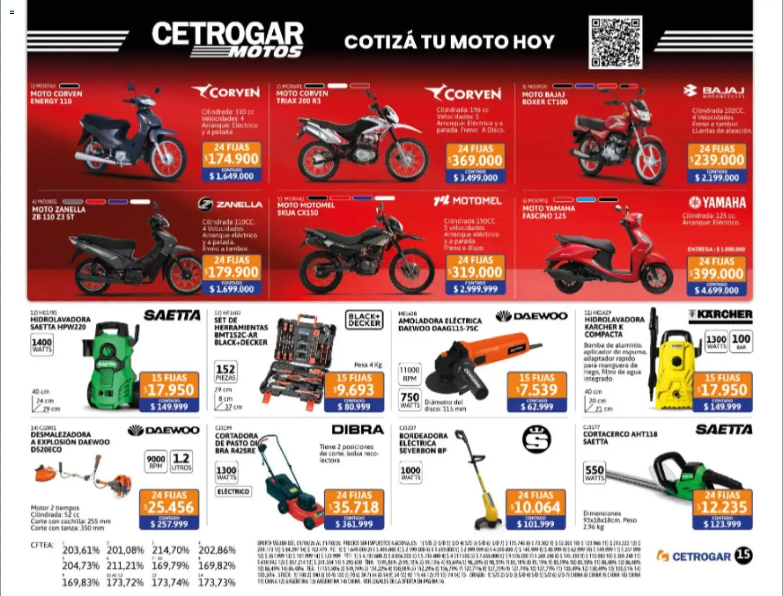 Vista previa del folleto de la tienda Cetrogar válido desde el 01/10/2026 