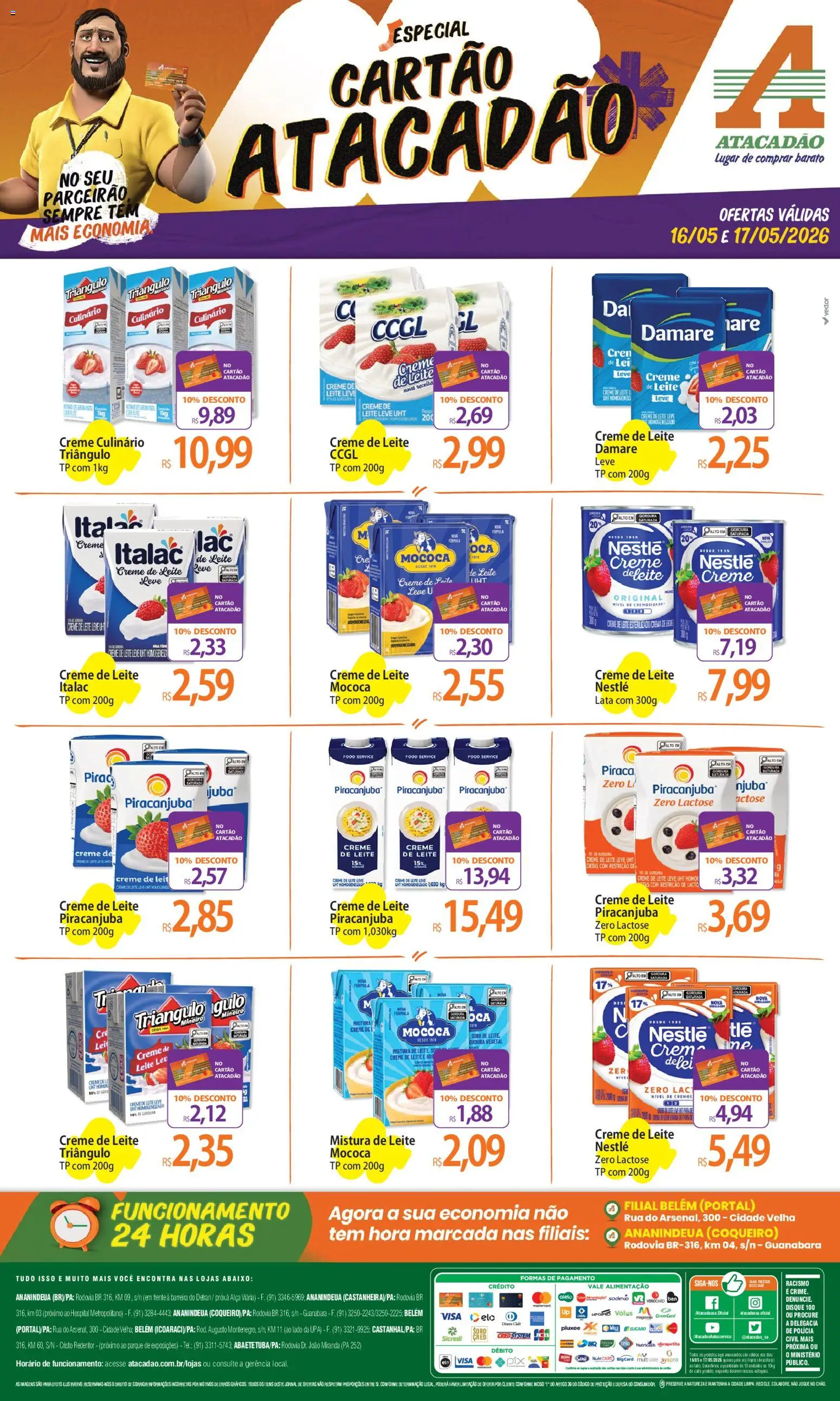Pré-Visualização do folheto "Atacadão ofertas - PA" da loja Atacadão válido a partir de 16/05/2026