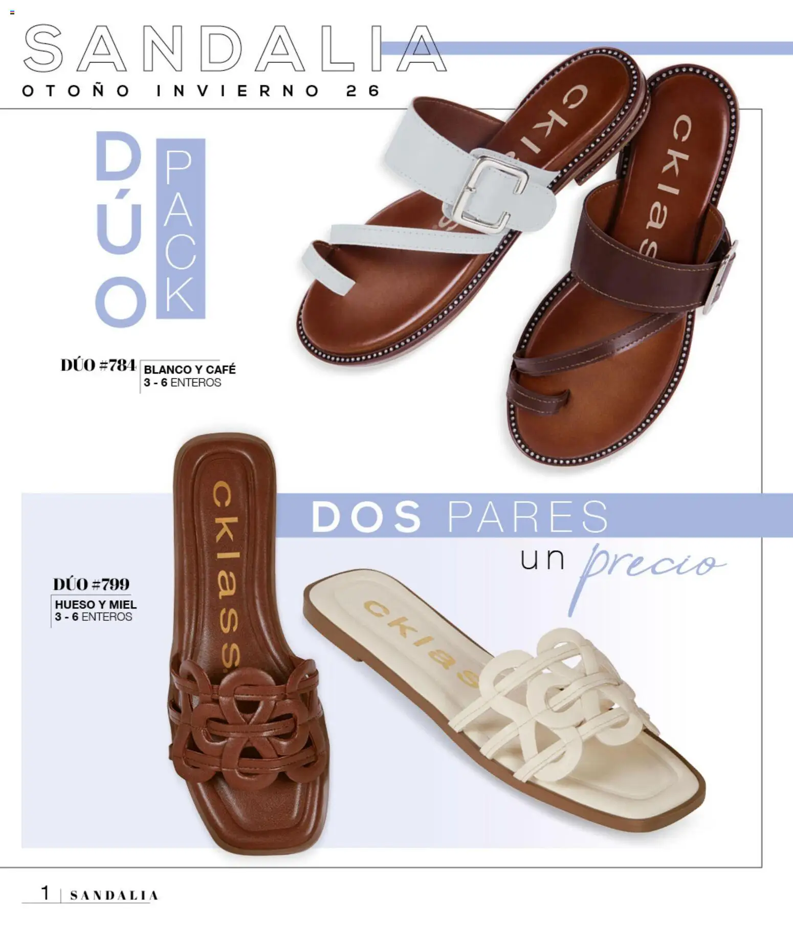 Vista previa las ofertas de la tienda Cklass - Cklass catálogo Sandalias desde el 08/07/2026 