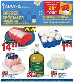 Un aperçu du dépliant Adonis circulaire du magasin Adonis est valide à partir 27 août 2026