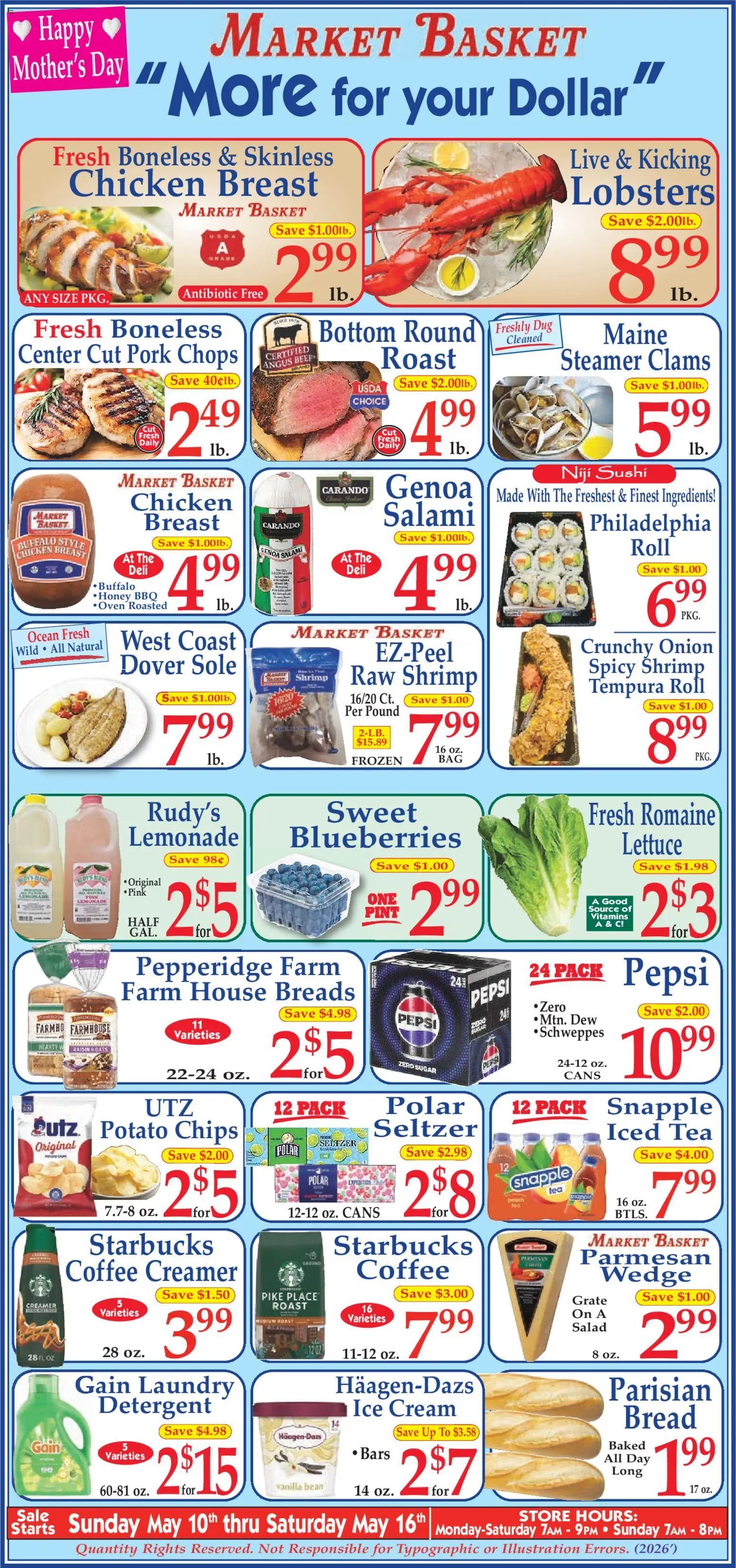 Ad Preview of Market Basket Market Basket Ad from 05/10/2026