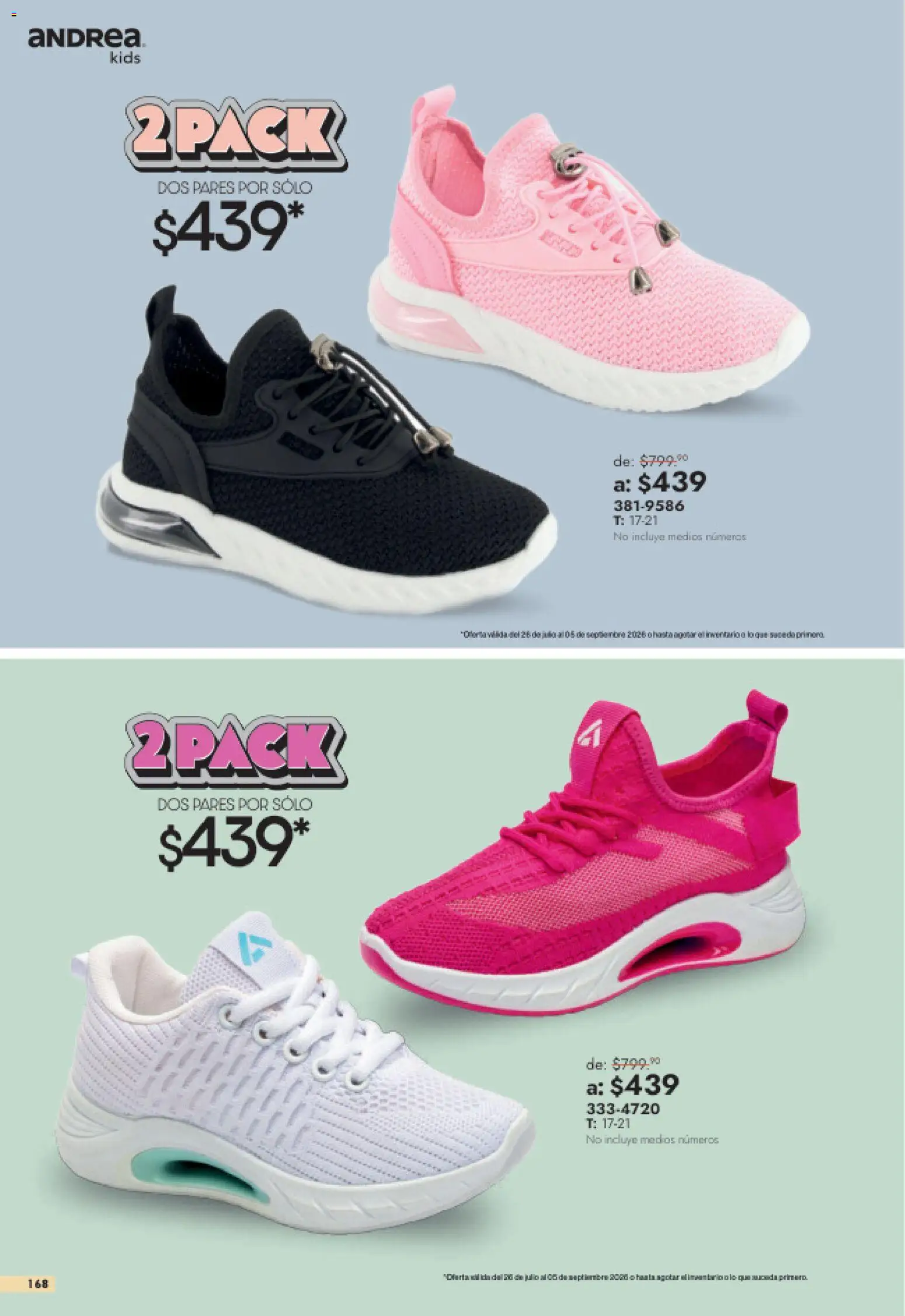 Vista previa las ofertas de la tienda Andrea - Andrea catálogo Outlet desde el 26/07/2026 