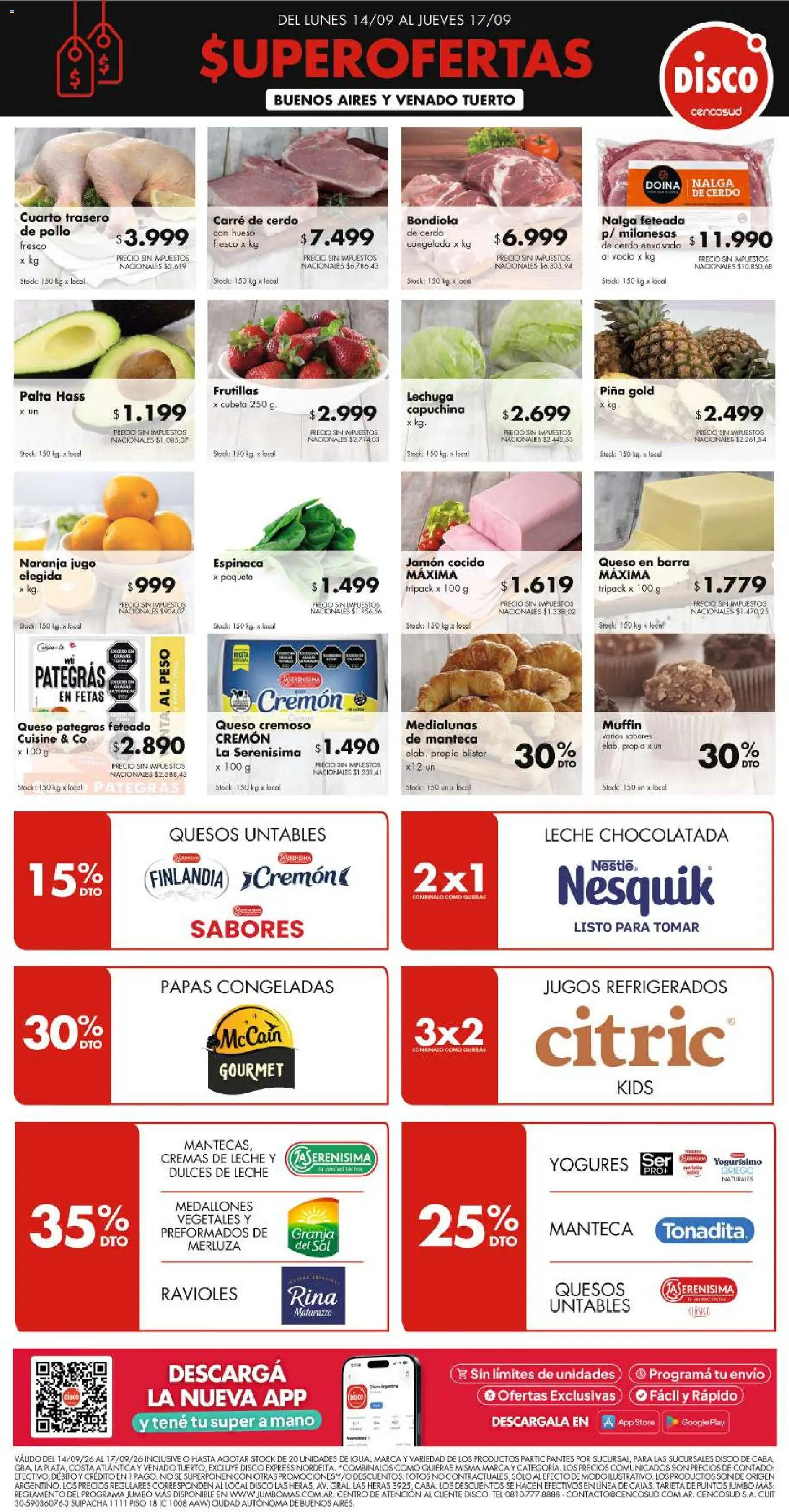 Vista previa del folleto de la tienda Disco válido desde el 14/09/2026 