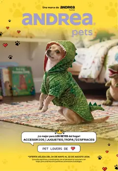 Vista previa las ofertas de la tienda Andrea - Andrea catálogo Pets desde el 24/05/2026 