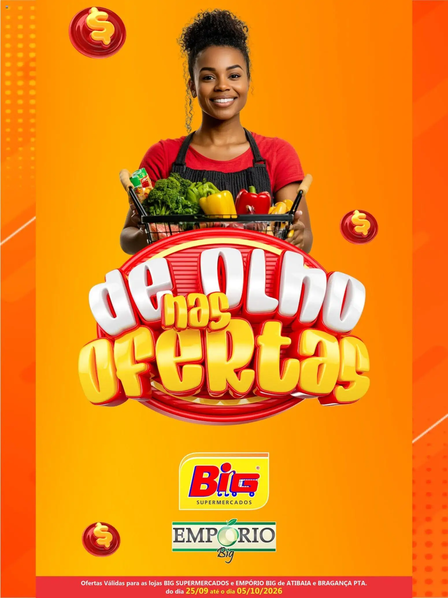 Pré-Visualização do folheto "Big Supermercados - Ofertas da semana" da loja Big Supermercados válido a partir de 25/09/2026