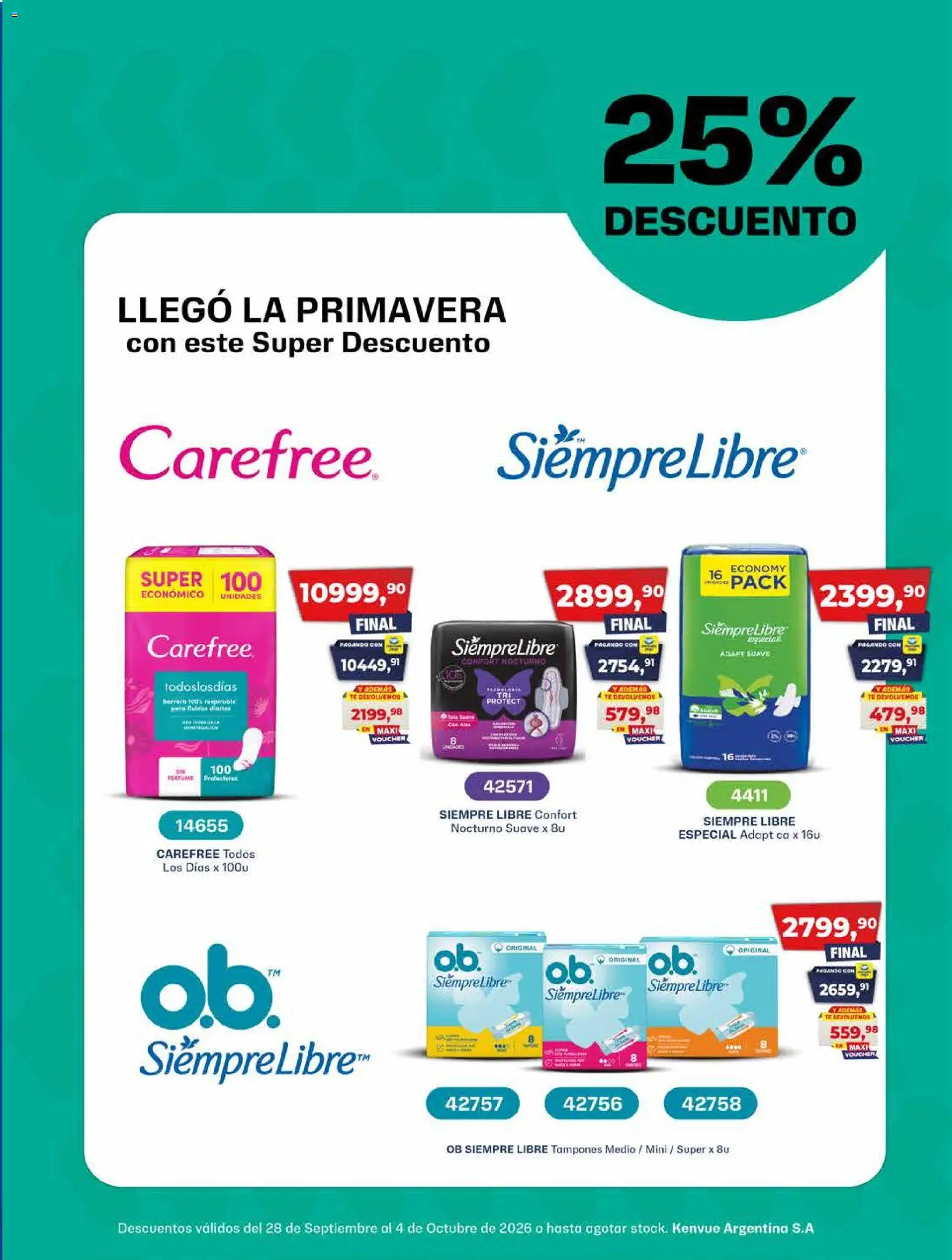Vista previa del folleto de la tienda Maxiconsumo válido desde el 28/09/2026 