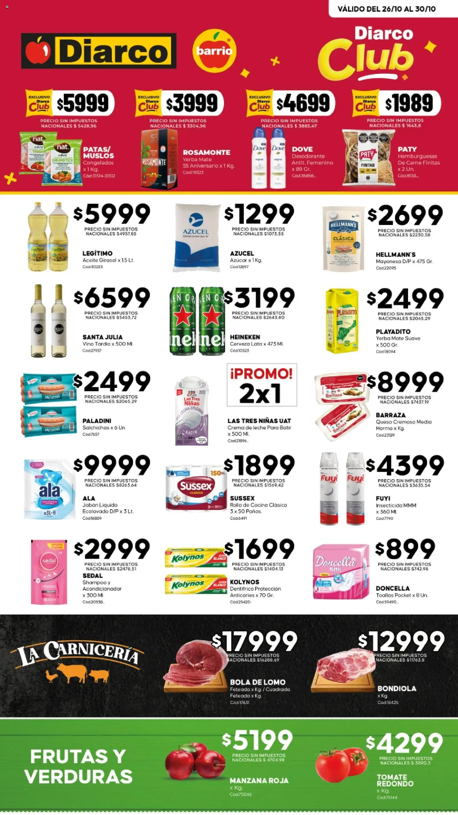 Vista previa del folleto de la tienda Diarco válido desde el 26/10/2026 