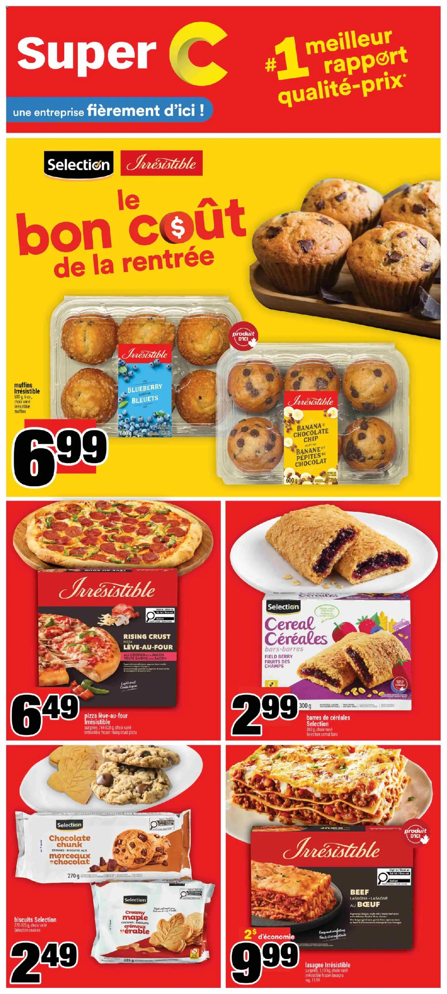 Preview of leaflet Super C circulaire - Le bon coût de la rentrée from shop Super C is valid from Sep 10, 2026