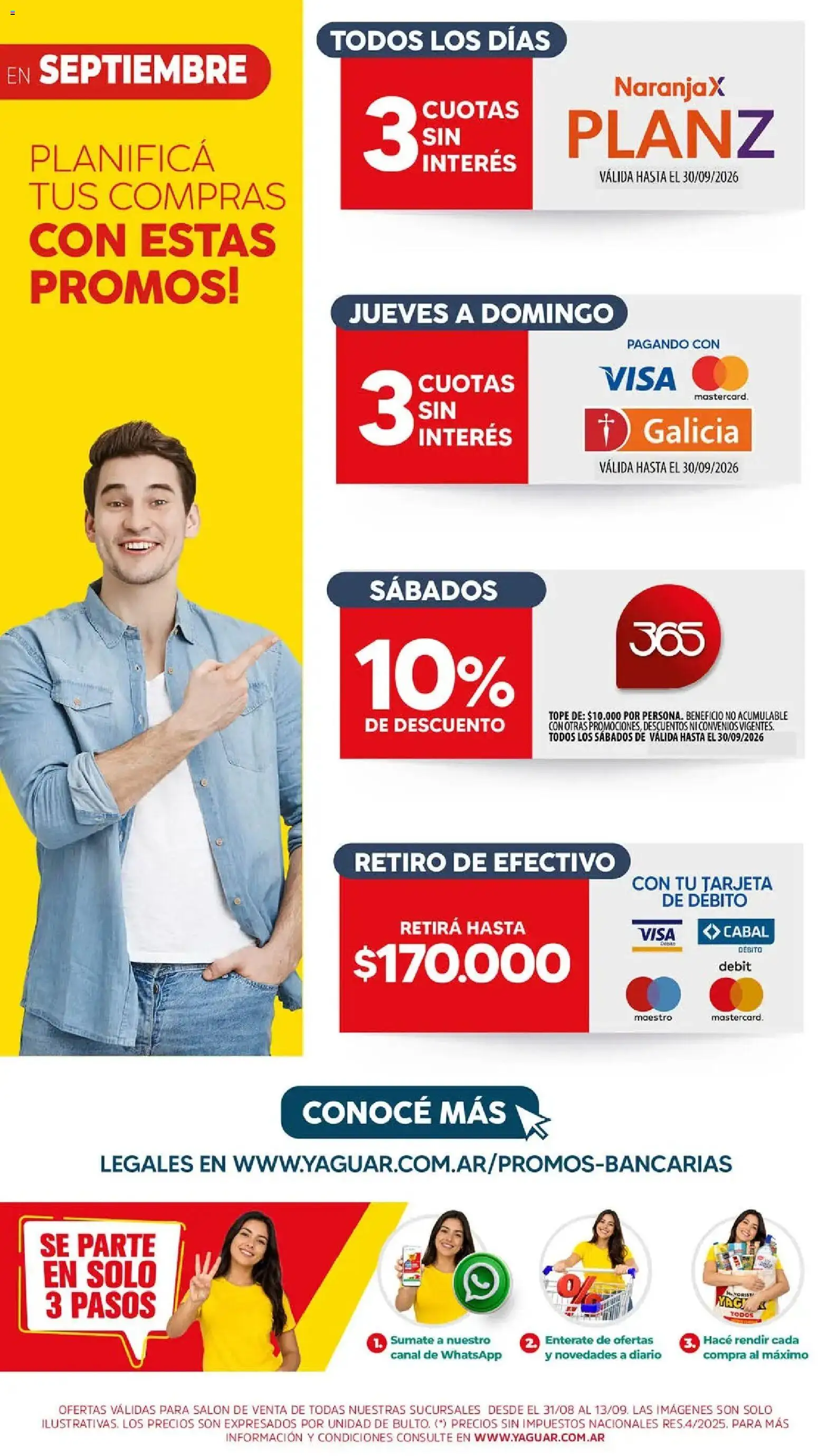 Vista previa del folleto de la tienda Yaguar válido desde el 31/08/2026 