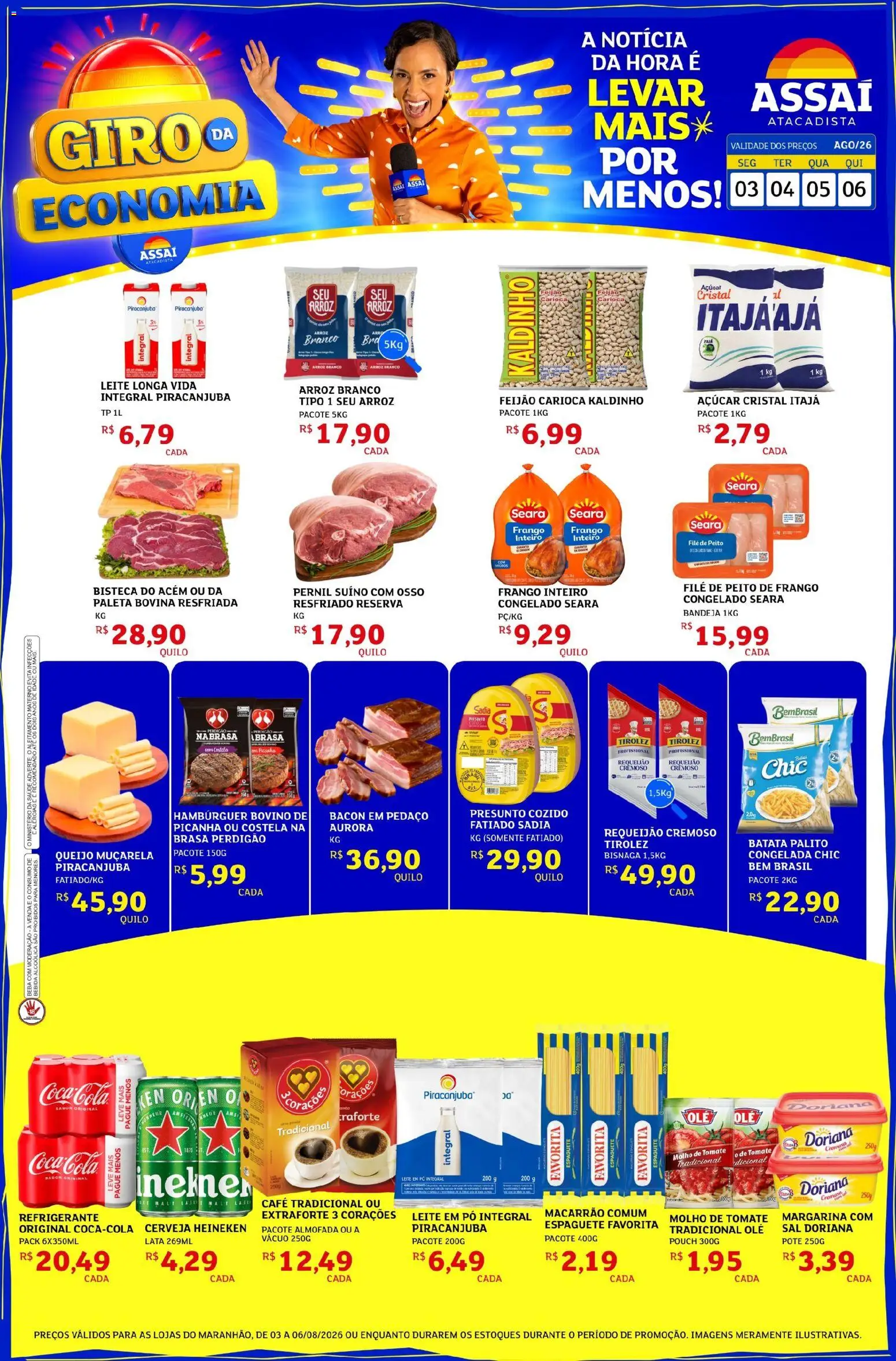 Pré-Visualização do folheto "Assaí Atacadista ofertas - MA" da loja Assaí Atacadista válido a partir de 03/08/2026