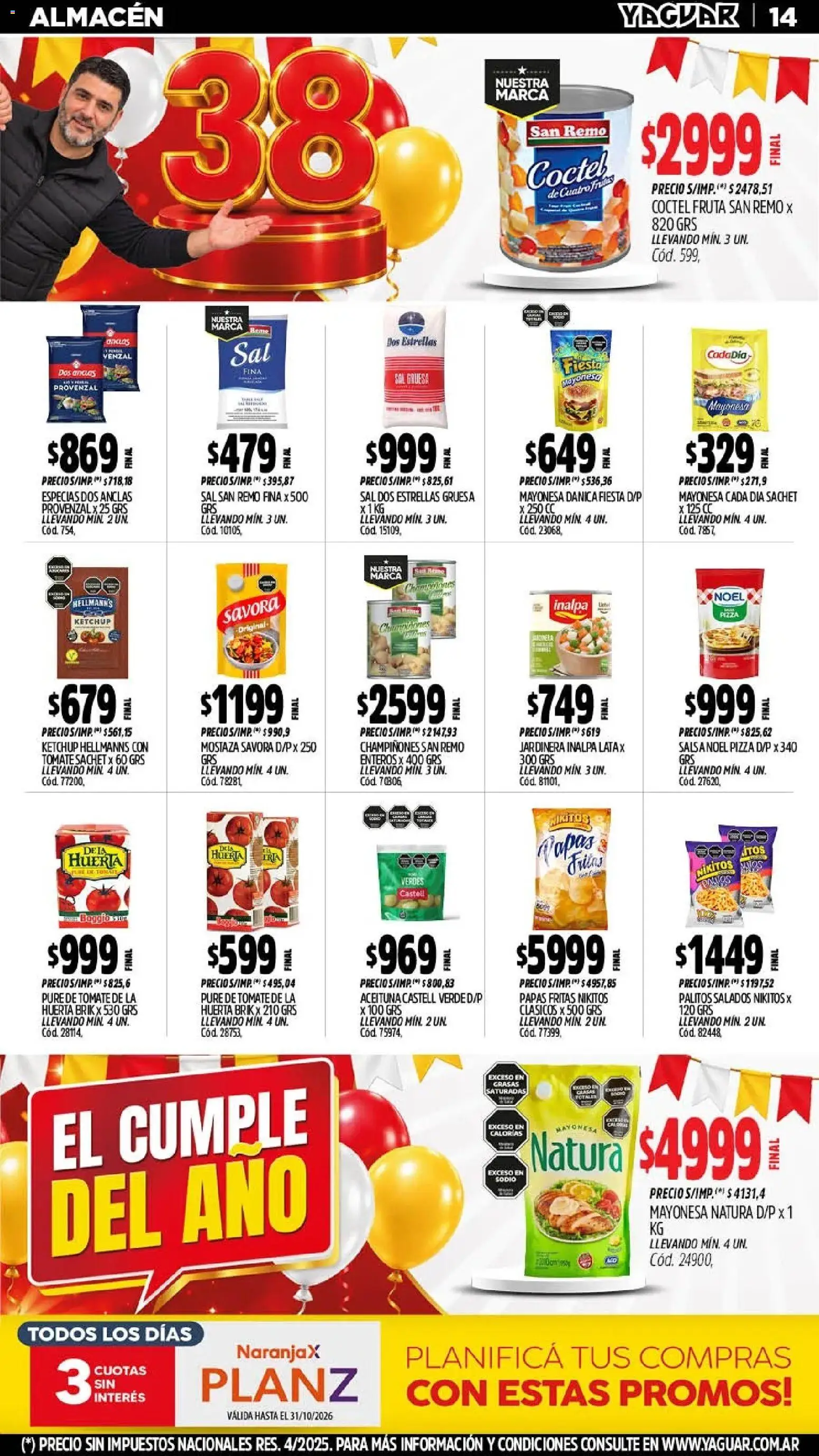 Vista previa del folleto de la tienda Yaguar válido desde el 26/10/2026 
