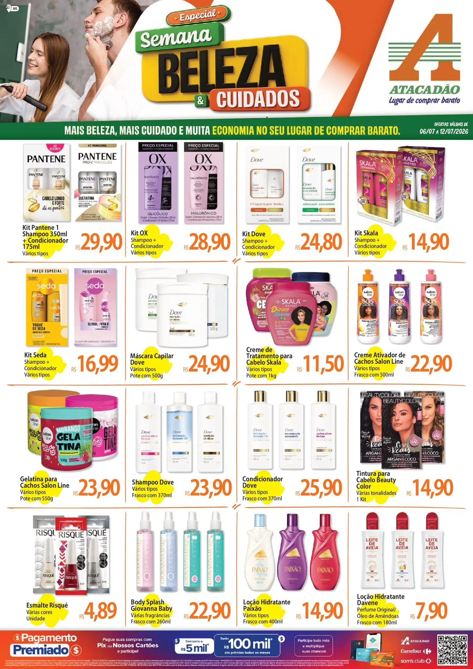 Pré-Visualização do folheto "Atacadão ofertas - MS" da loja Atacadão válido a partir de 06/07/2026