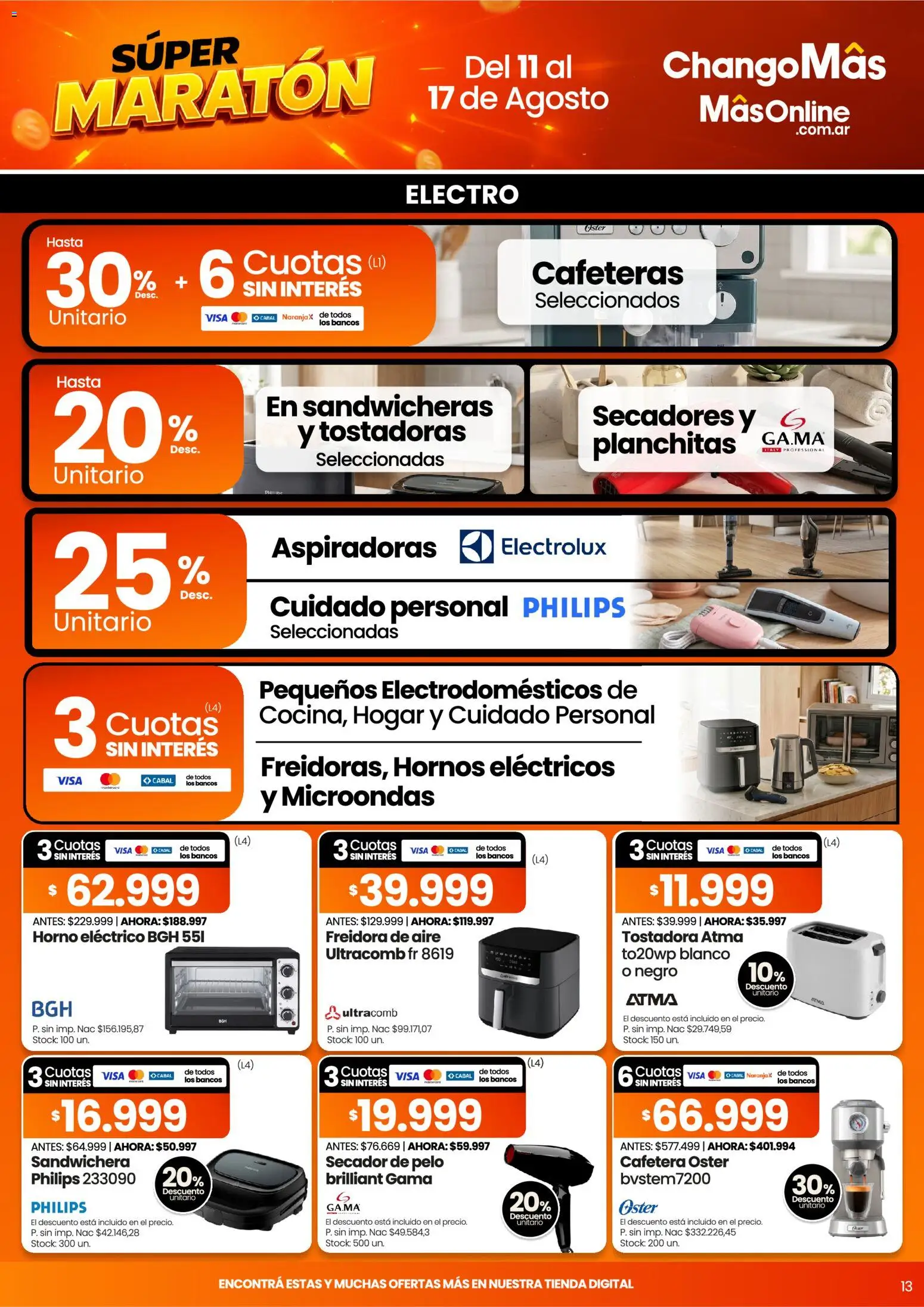Vista previa del folleto de la tienda Changomas válido desde el 11/08/2026 