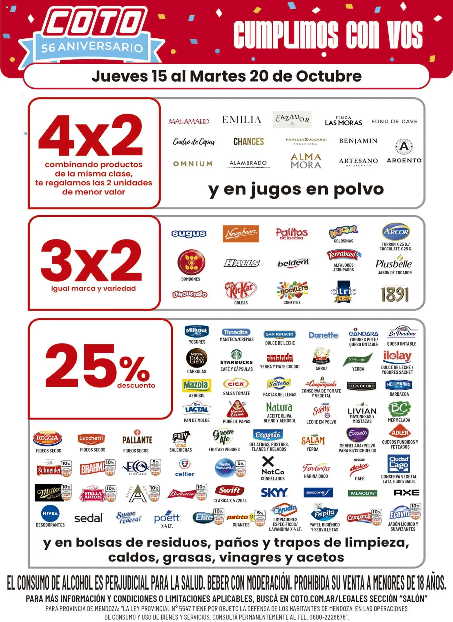 Vista previa del folleto de la tienda Coto válido desde el 15/10/2026 