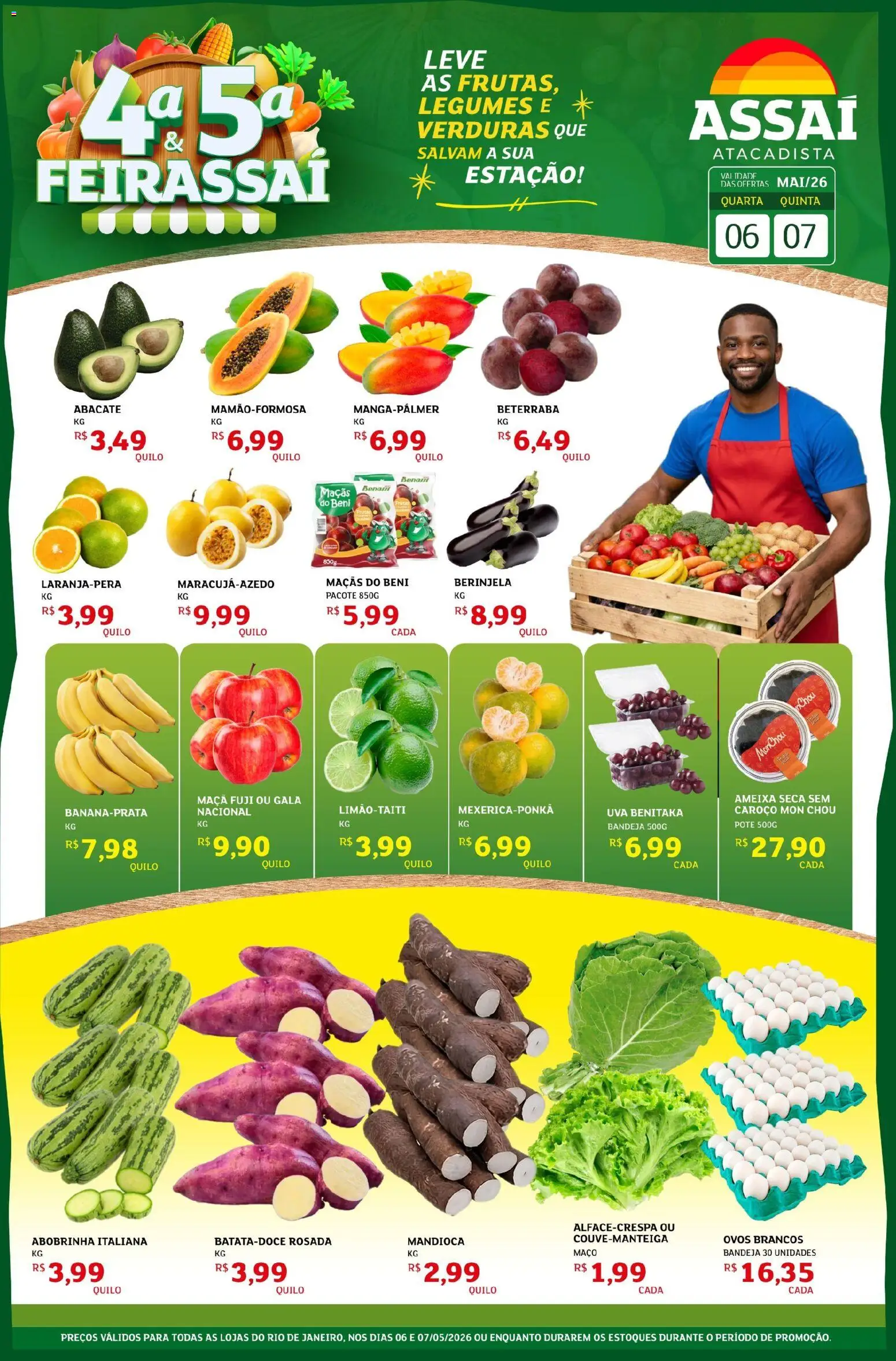 Pré-Visualização do folheto "Assaí Atacadista ofertas - RJ" da loja Assaí Atacadista válido a partir de 06/05/2026