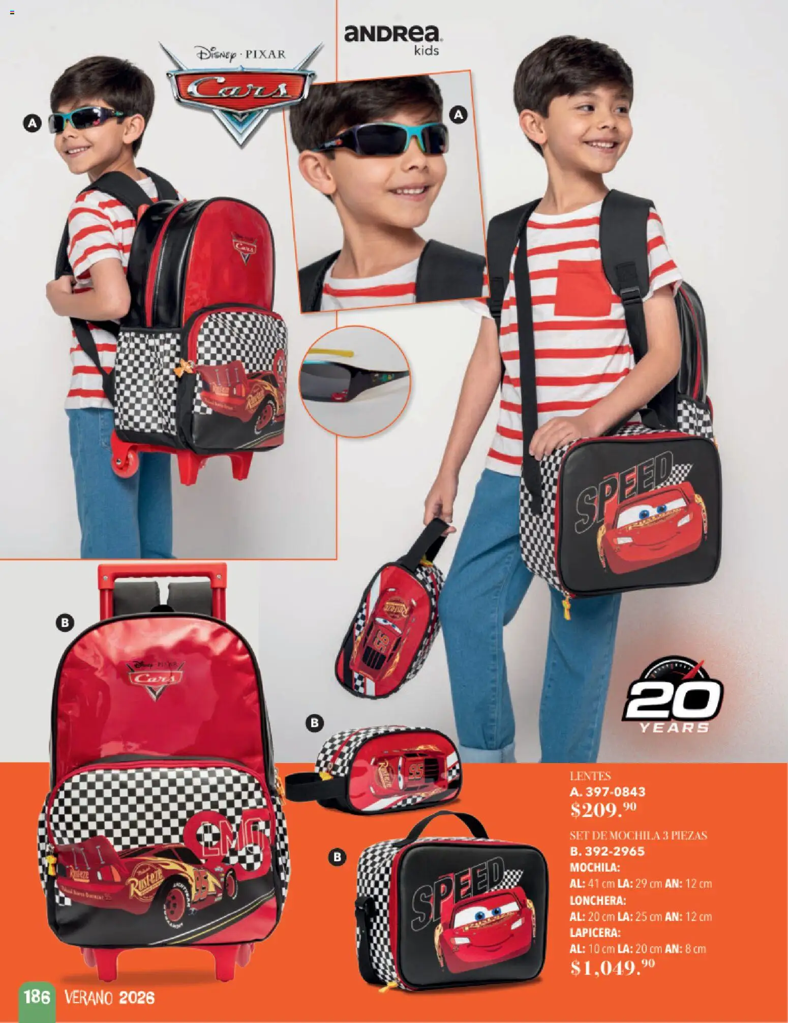 Vista previa las ofertas de la tienda Andrea - Andrea catálogo Infantil desde el 24/05/2026 - Mochila, Lentes