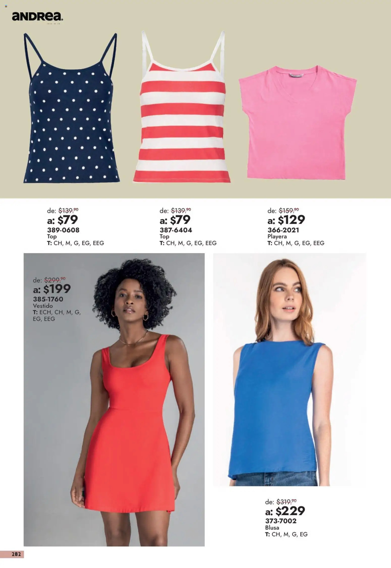 Vista previa las ofertas de la tienda Andrea - Andrea catálogo Outlet desde el 13/09/2026 