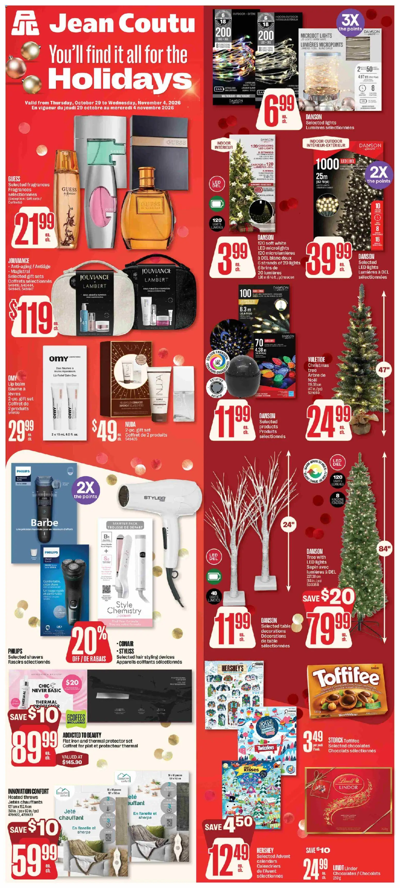 Preview of leaflet Jean Coutu flyer - Holiday Booklet from shop Jean Coutu is valid from Oct 29, 2026