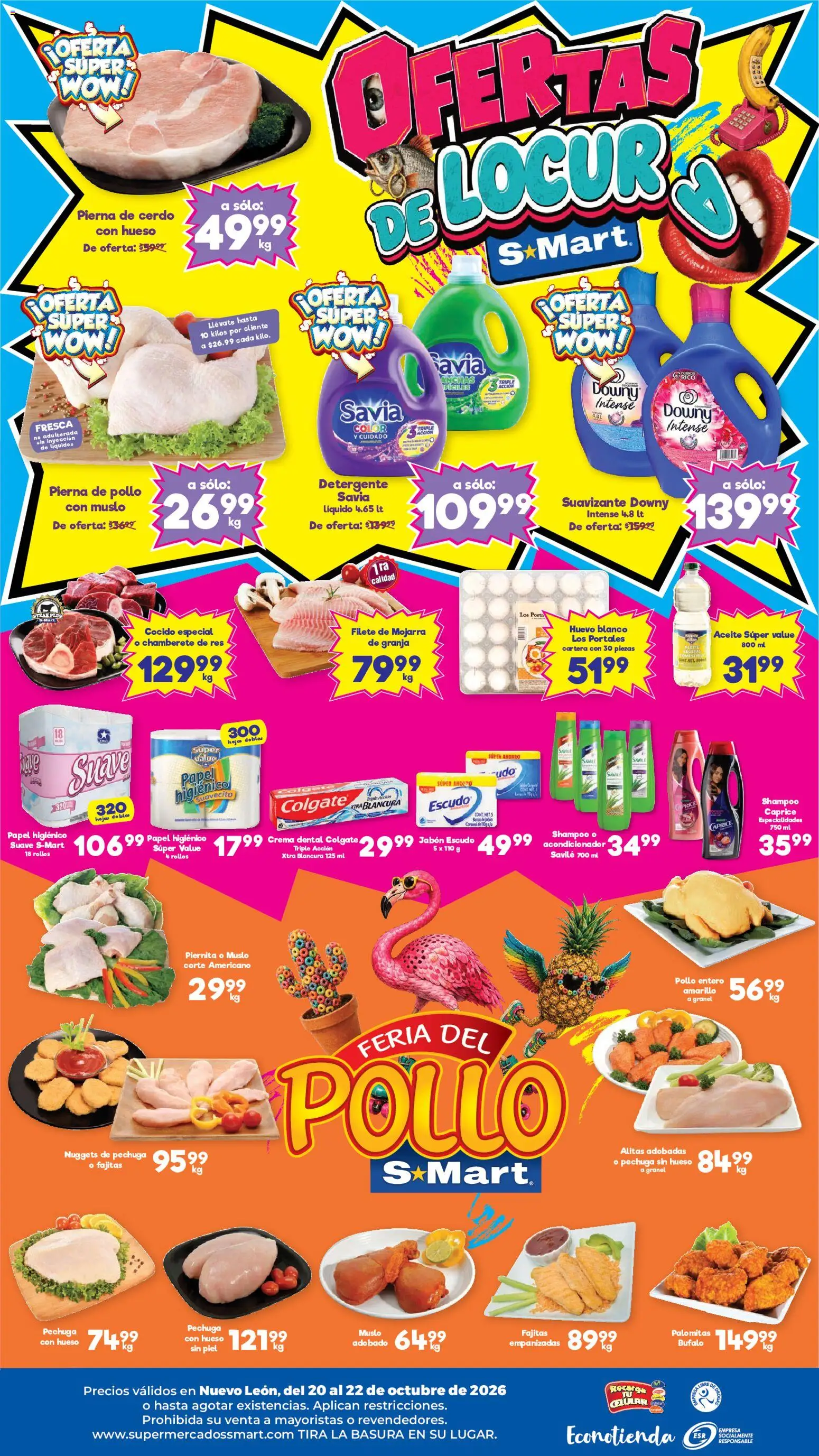 Vista previa las ofertas de la tienda S-Mart - S-Mart folleto Monterrey desde el 20/10/2026 