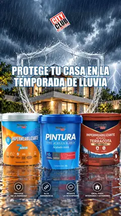 Vista previa las ofertas de la tienda City Club - City Club catálogo Protege tu casa en la temporada de lluvia desde el 01/10/2026 