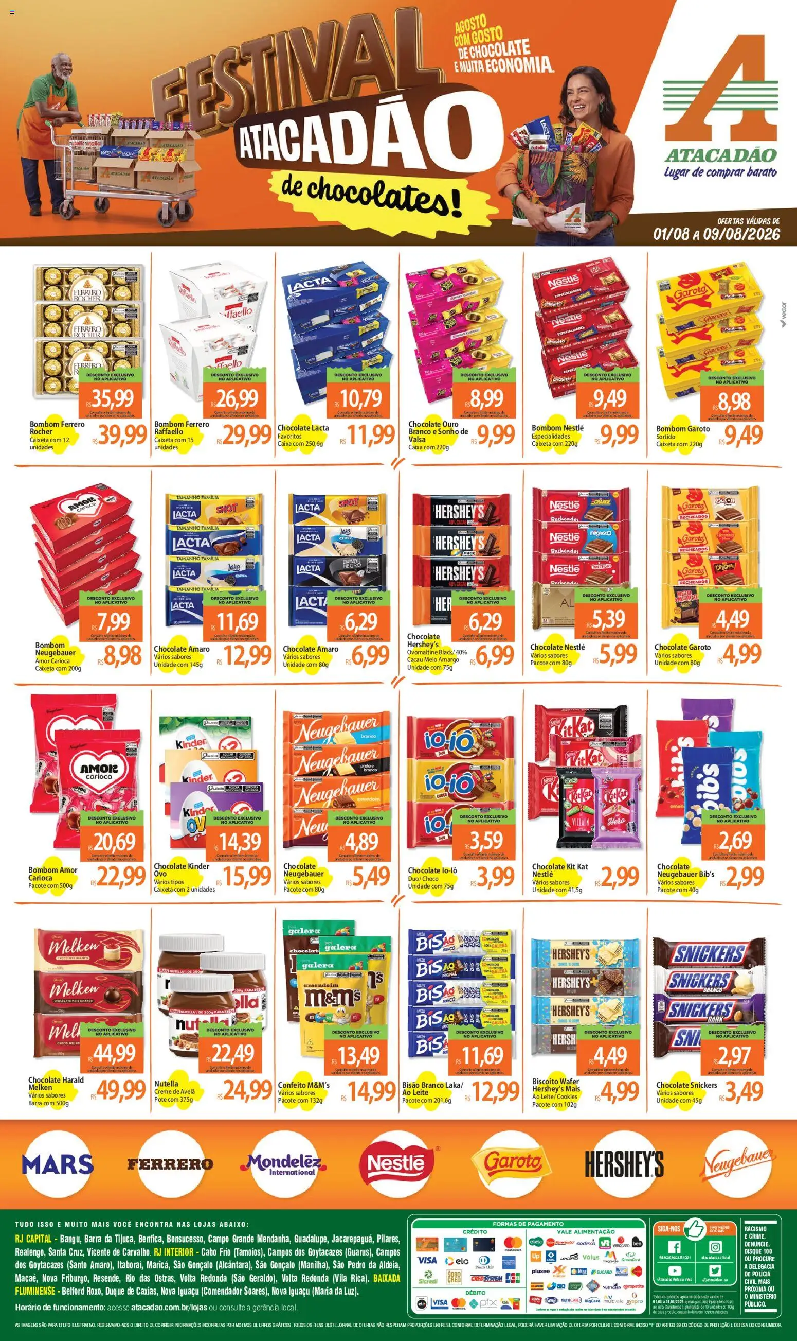 Pré-Visualização do folheto "Atacadão ofertas - RJ" da loja Atacadão válido a partir de 01/08/2026