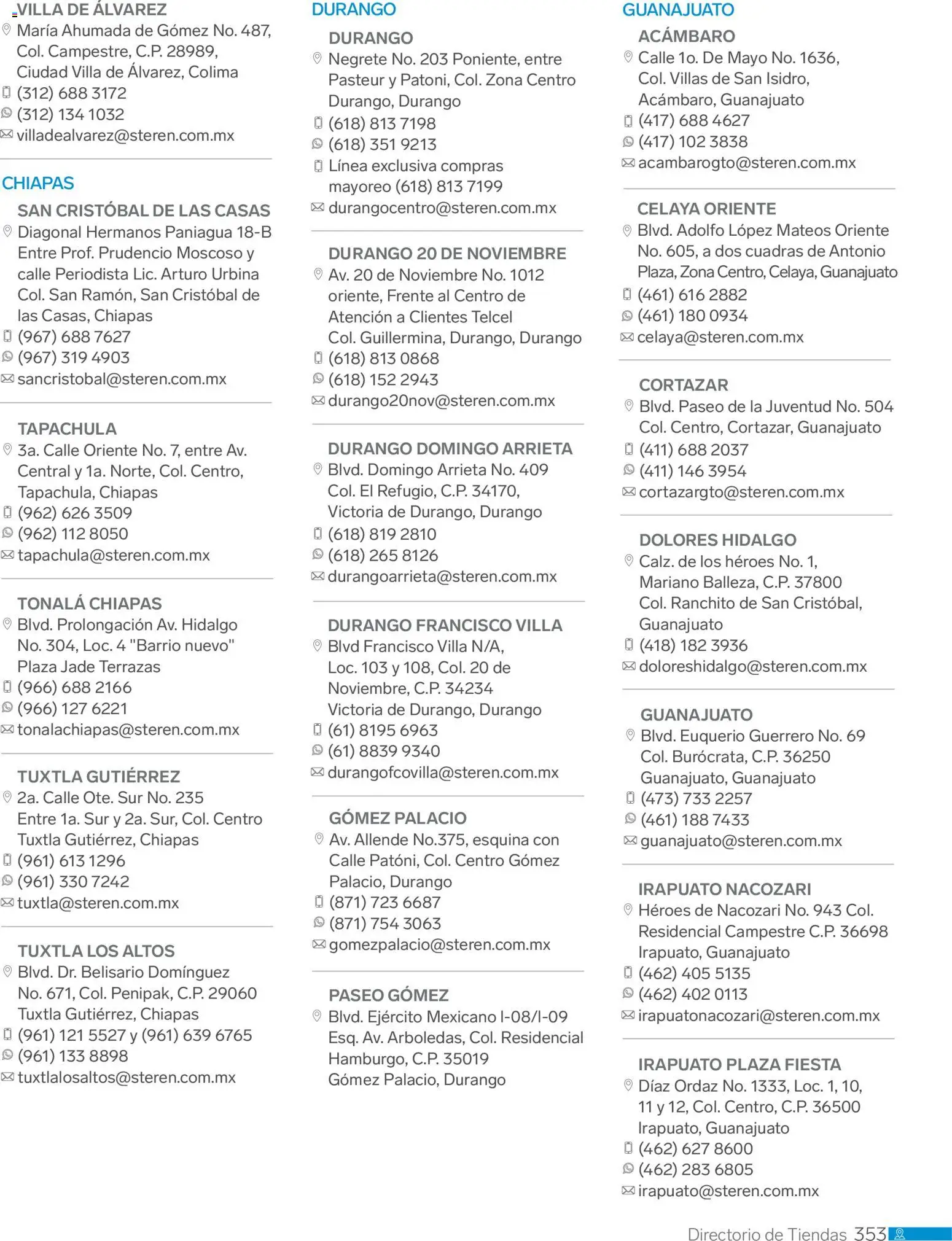 Vista previa las ofertas de la tienda Steren - Catálogo desde el 01/01/2026 
