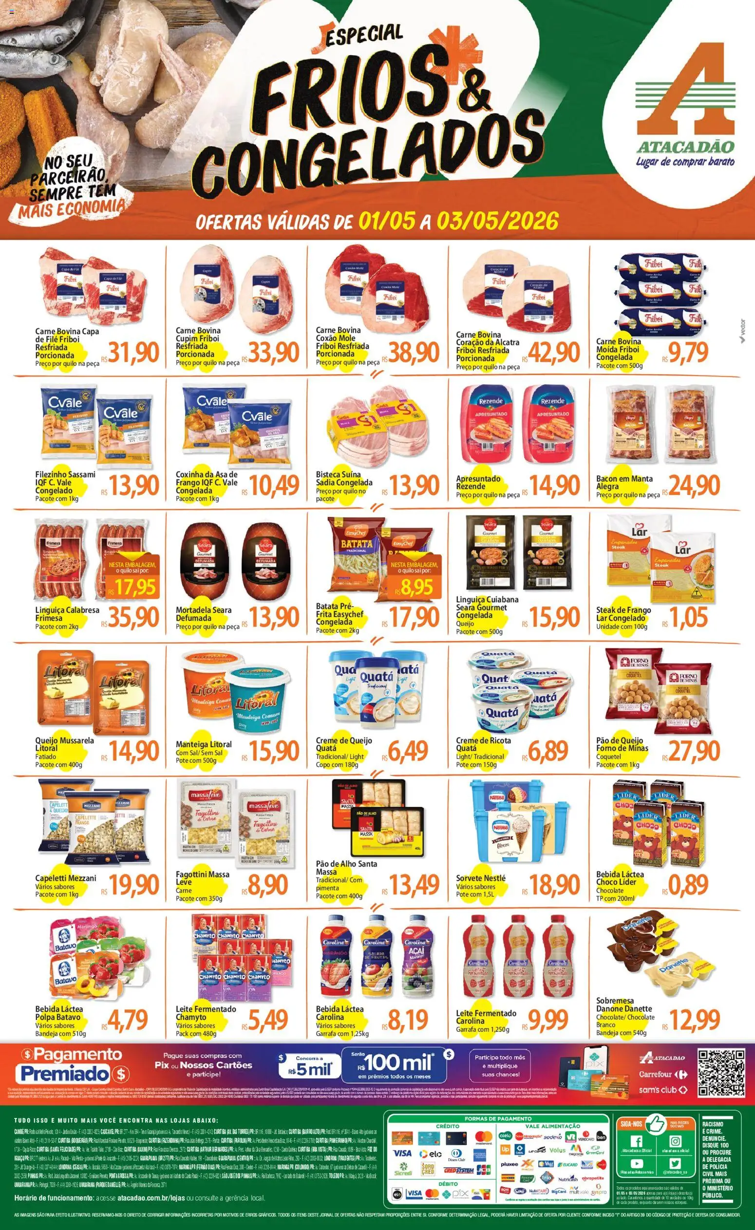 Pré-Visualização do folheto "Atacadão ofertas - PR" da loja Atacadão válido a partir de 01/05/2026