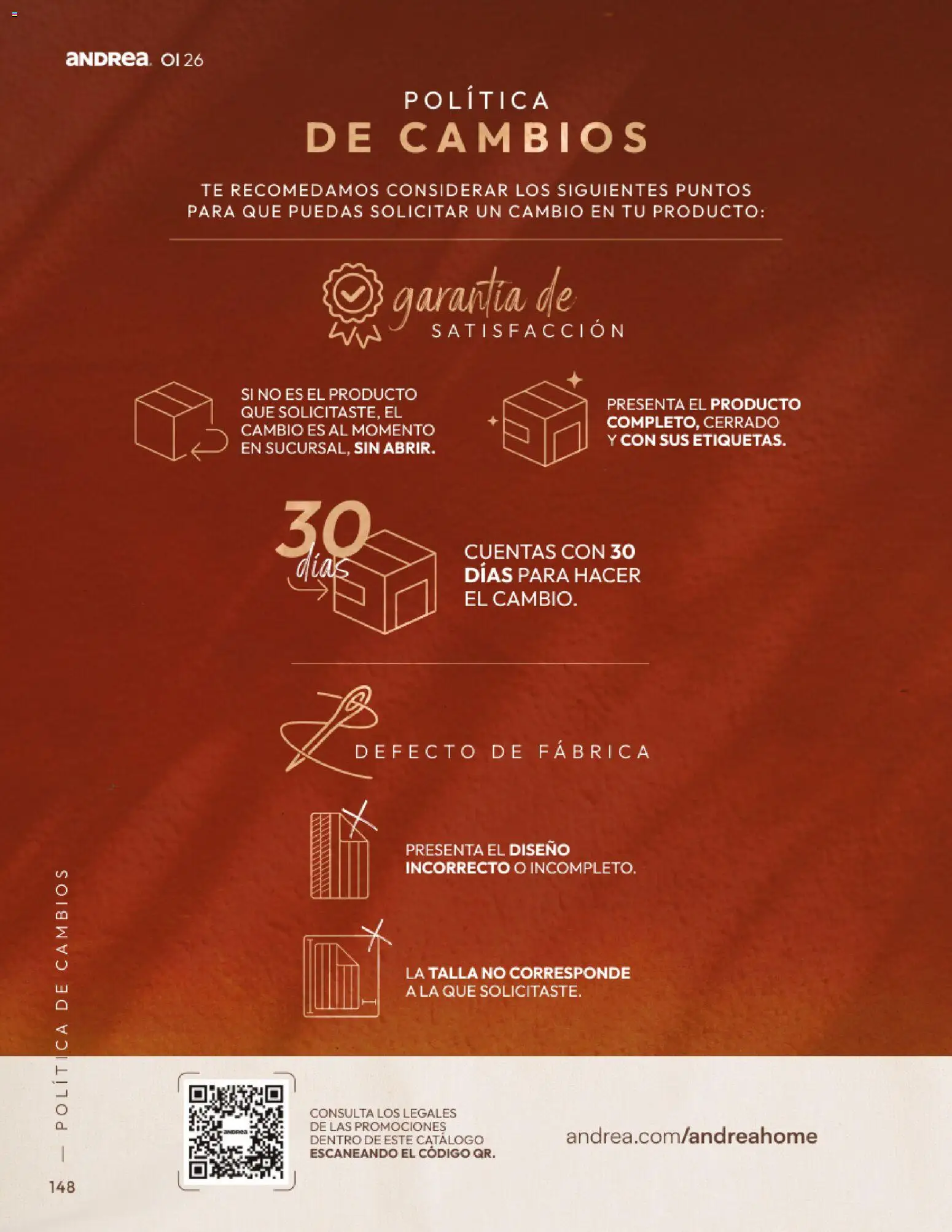 Vista previa las ofertas de la tienda Andrea - Andrea catálogo Home desde el 01/09/2026 