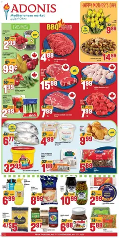 Un aperçu du dépliant Adonis weekly flyer du magasin Adonis est valide à partir 7 mai 2026